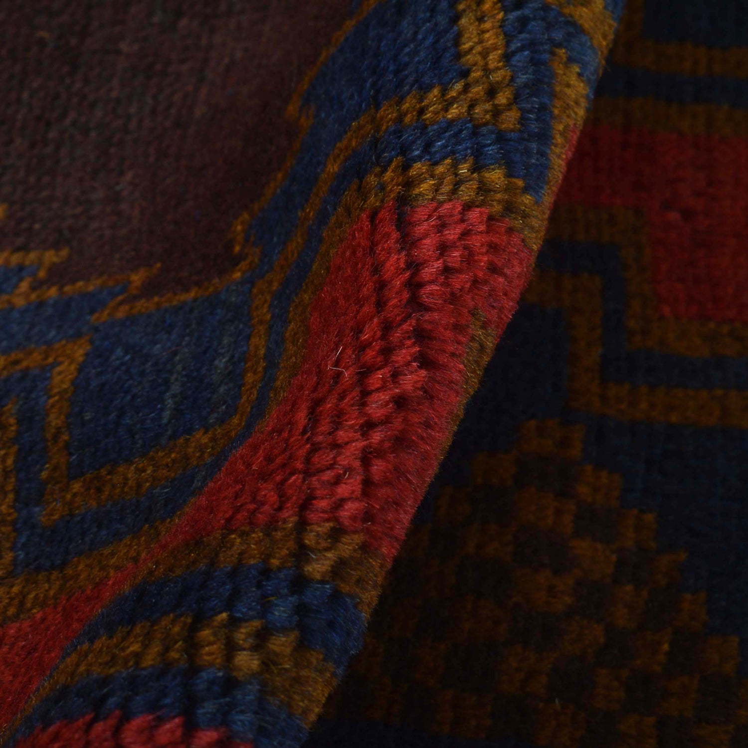 Hand Knotted Baluchi Carpet 2' 8"x 4' 2" (ft) - No. G29067