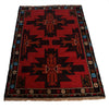 Tribal Baloch Rug 3' 2"x 4' 8" (ft) - No. G29077