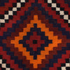 Handmade Multi-Color Kilim 6' 5" x 10' 11" (ft) - No. G29129