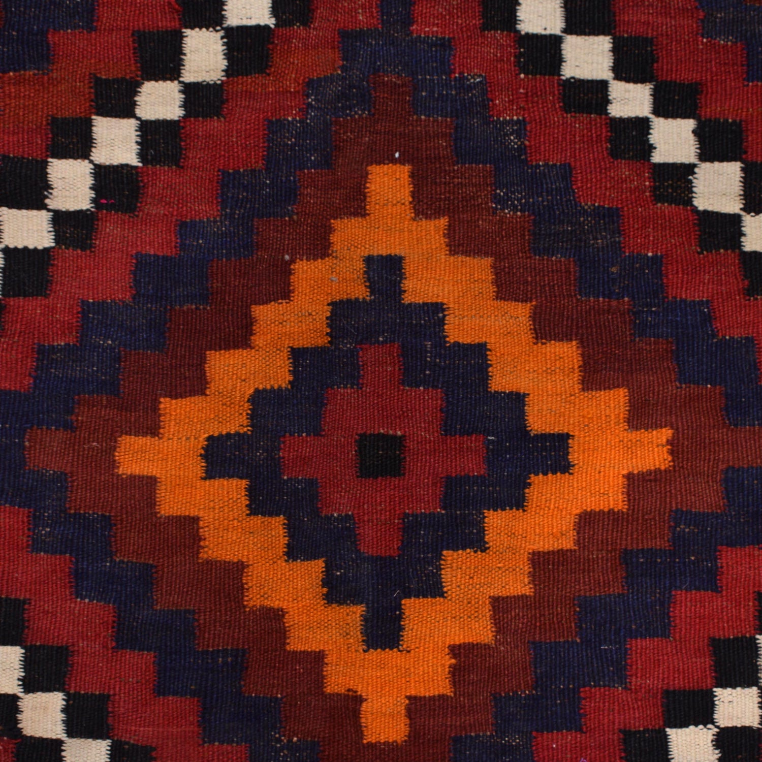 Handmade Multi-Color Kilim 6' 5" x 10' 11" (ft) - No. G29129