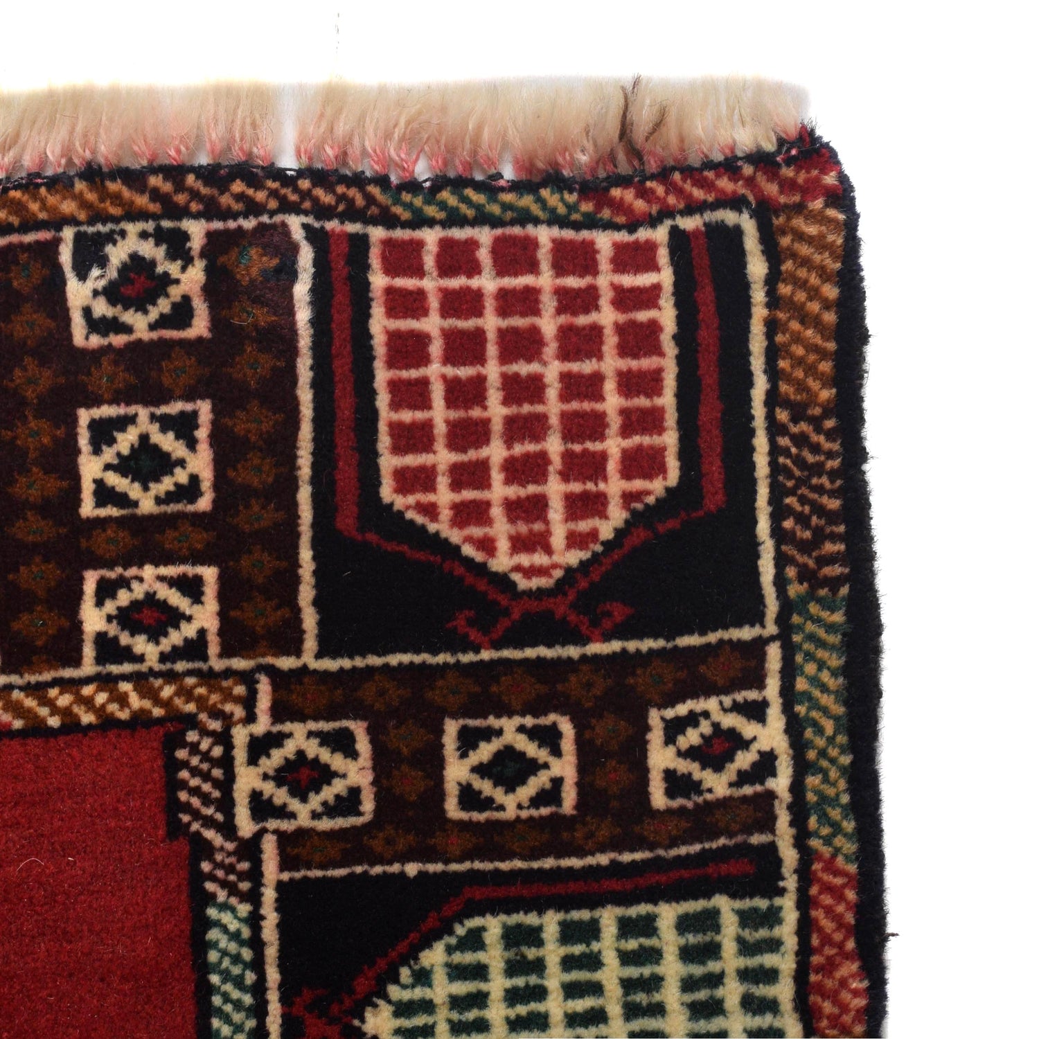 Red Color Baluchi Carpet 2' 11" x 4' 9" (ft) - No. G29152