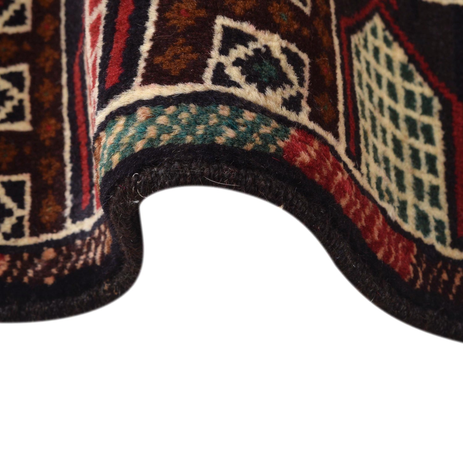 Red Color Baluchi Carpet 2' 11" x 4' 9" (ft) - No. G29152