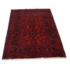 Red Color Khal Mohammadi Carpet 3' 4" x 4' 9" (ft) - No. G29158