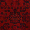 Red Color Khal Mohammadi Carpet 5' 2" x 6' 7" (ft) - No. G29160