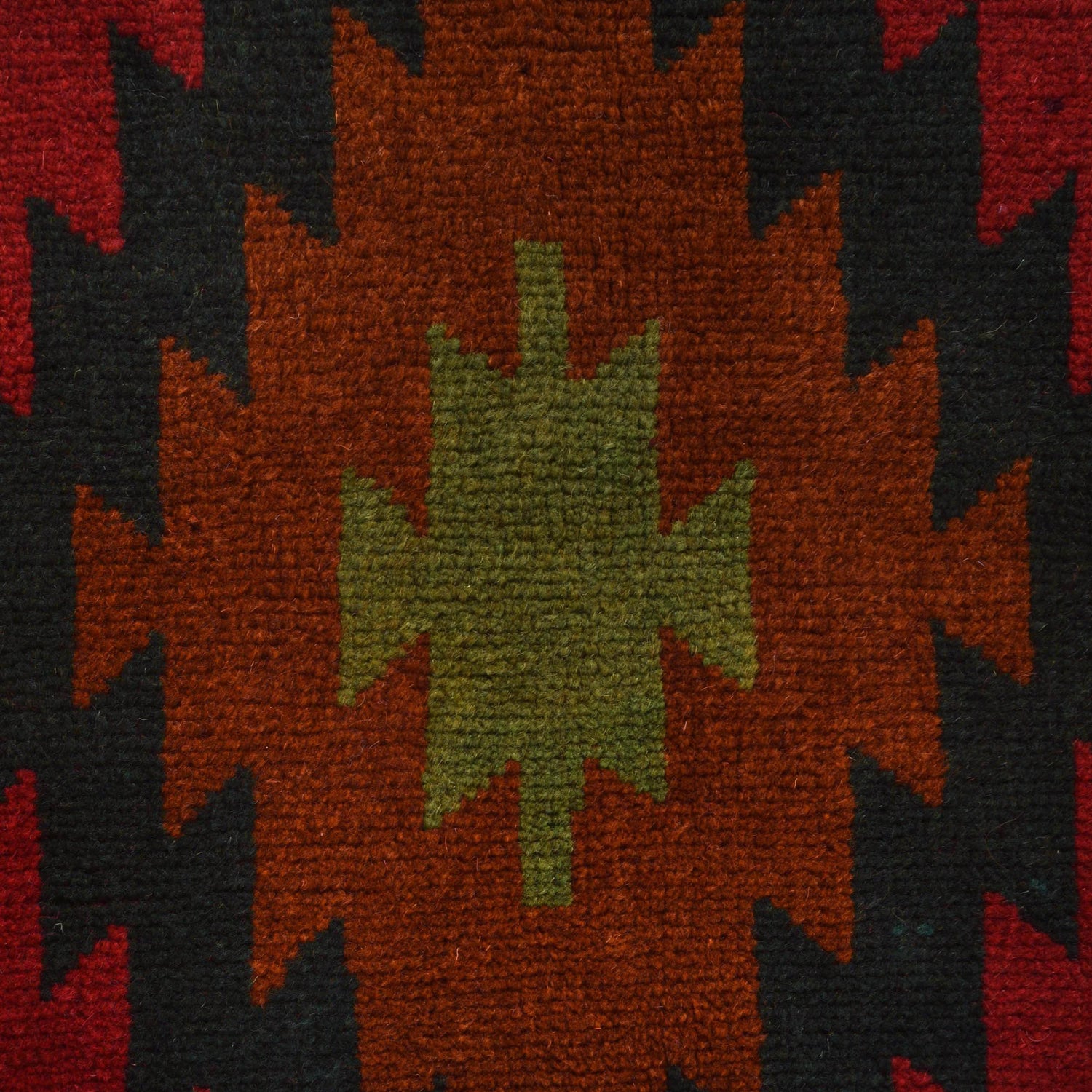 Red Color Baluchi Carpet 4' 2" x 6' 8" (ft) - No. G29162