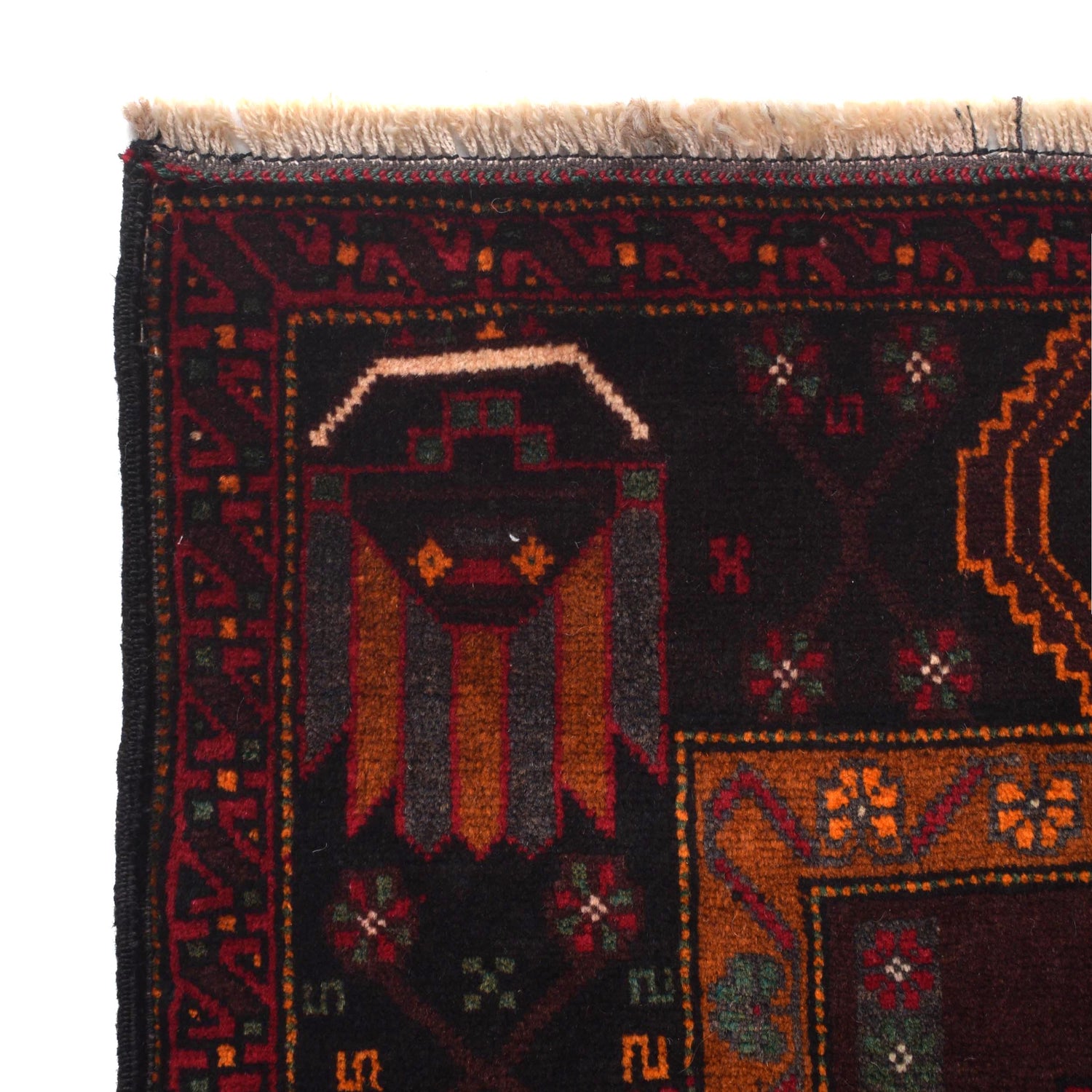 Baluch Medium Size Carpet 4' 3" x 7' 1" (ft) - No. G29254