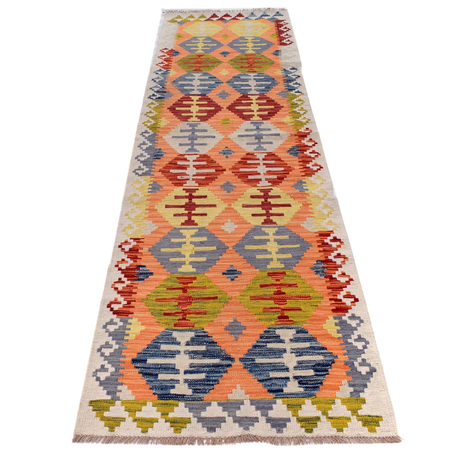 Vegetable Kilim Runner 2' 7" x 9' 11" (ft) - No. G29745