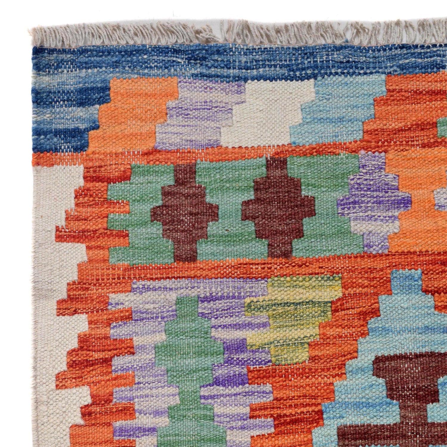 Vegetable Kilim Runner 2' 10" x 9' 10" (ft) - No. G29746