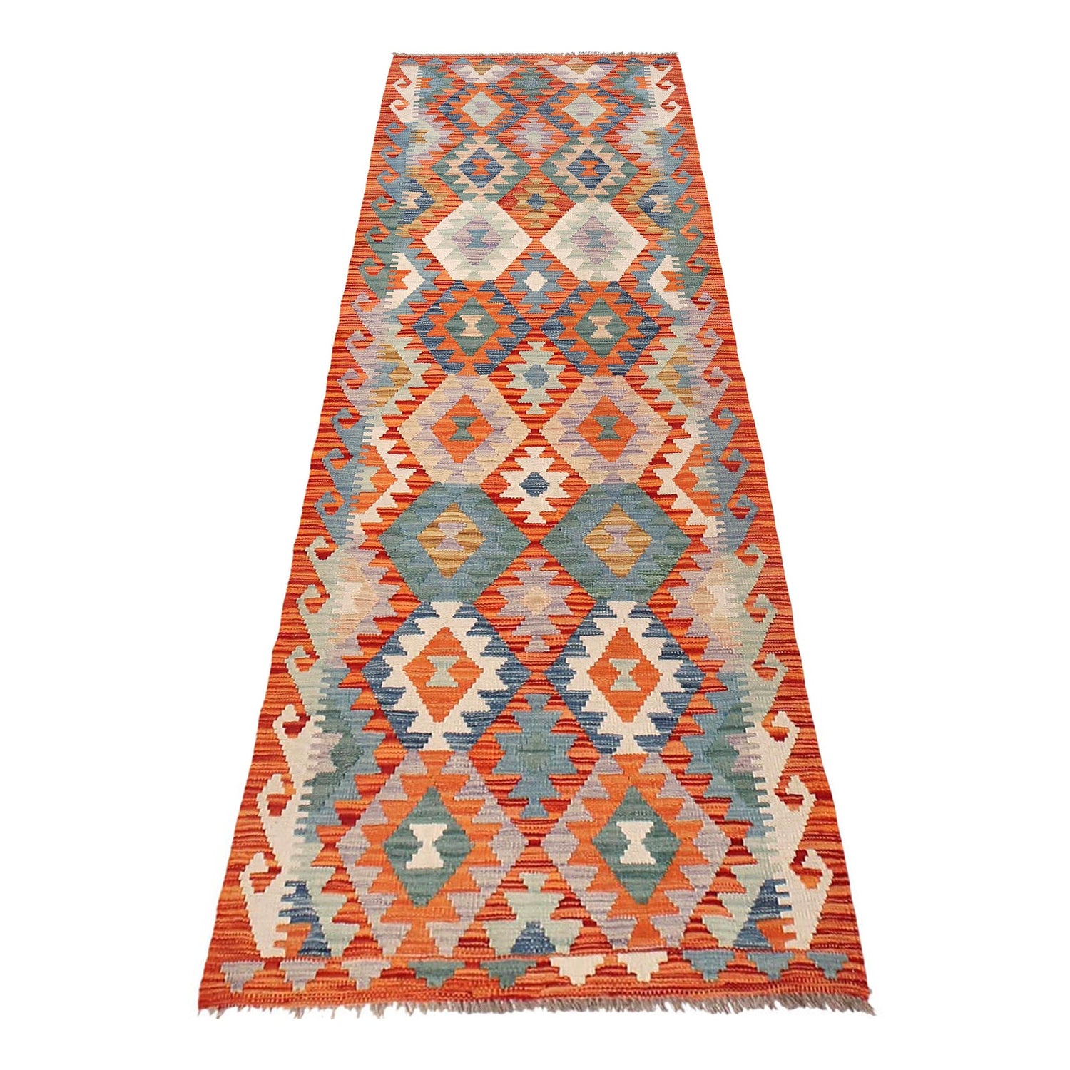 Vegetable Kelim Runner 2' 9" x 9' 8" (ft) - No. G29747