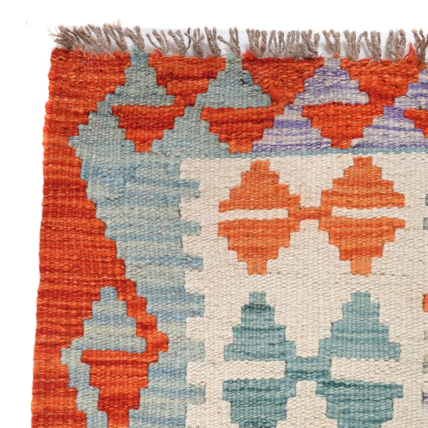 Vegetable Kelim Runner 3' 1" x 8' 8" (ft) - No. G29755