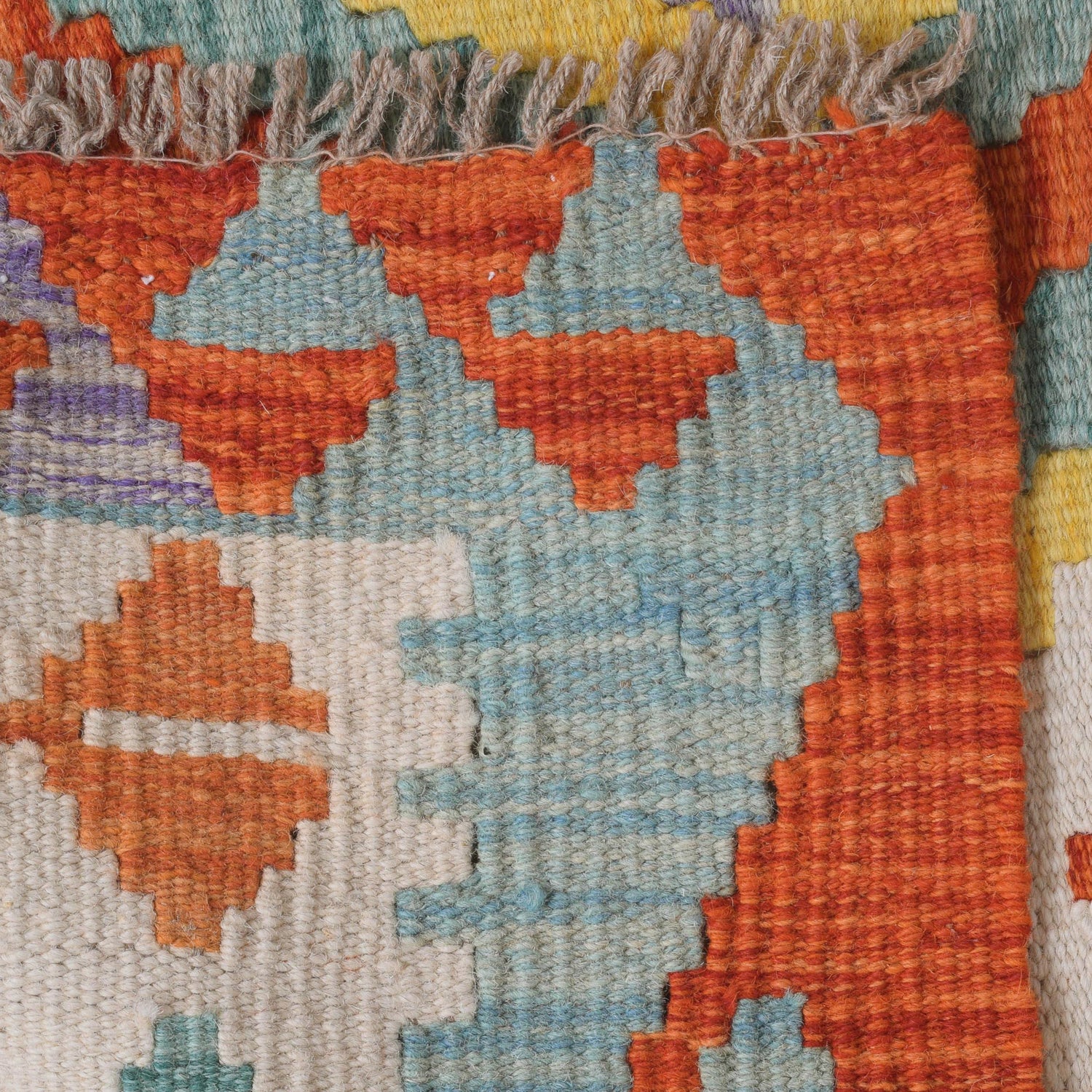 Vegetable Kelim Runner 3' 1" x 8' 8" (ft) - No. G29755