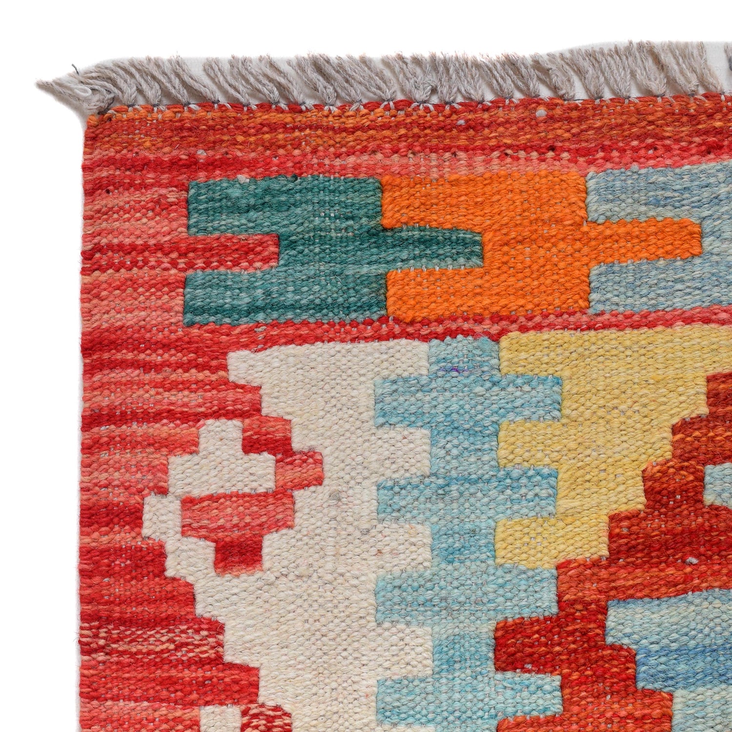 Vegetable Kilim Runner 2' 11" x 7' 1" (ft)- No. G29758