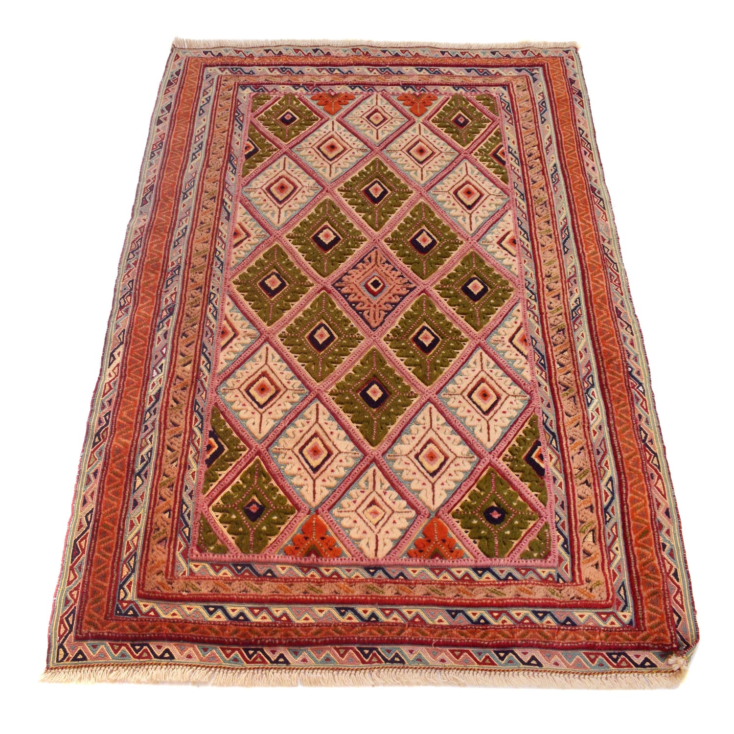 Premium Quality Kilim Rug 3' 0" x 4' 5" (ft) - No. G30959
