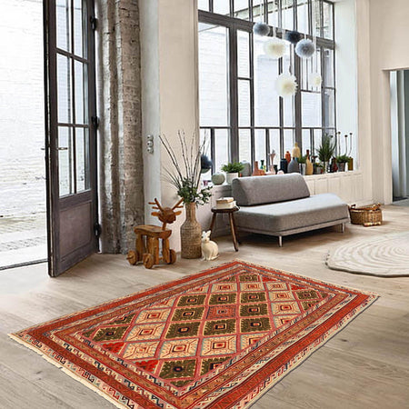 Premium Quality Kilim Rug 3' 0" x 4' 5" (ft) - No. G30959