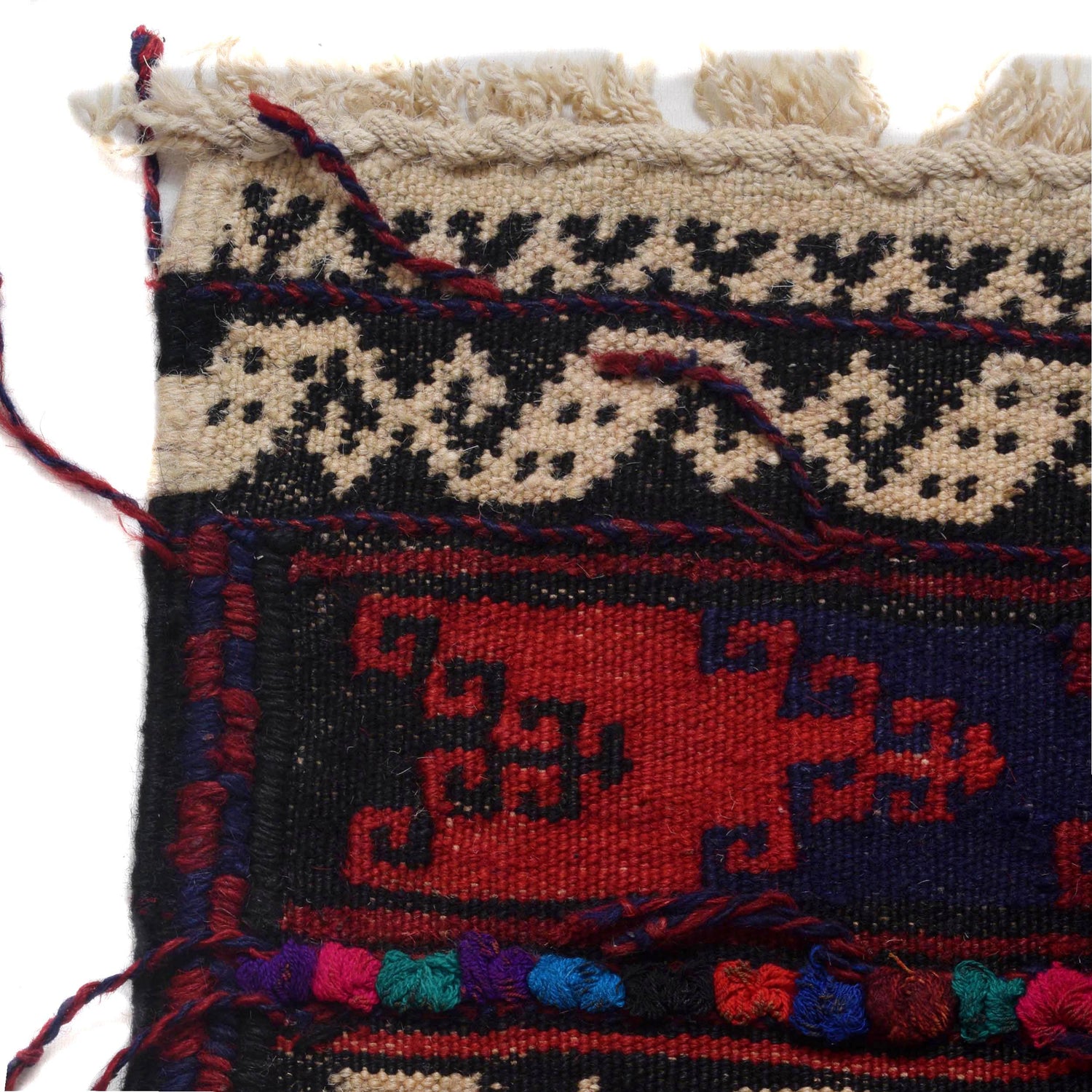 Hand Knotted Table Sheet Dhurrie Runner 2' 2" x 5' 11" (ft) - No. G30973