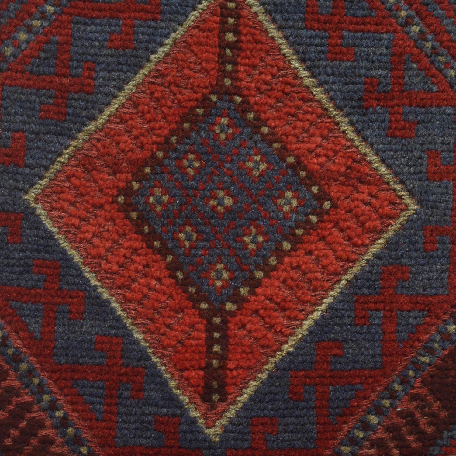 Red Mashwani Short Runner 1' 10" x 7' 5" (ft) - No. G30974