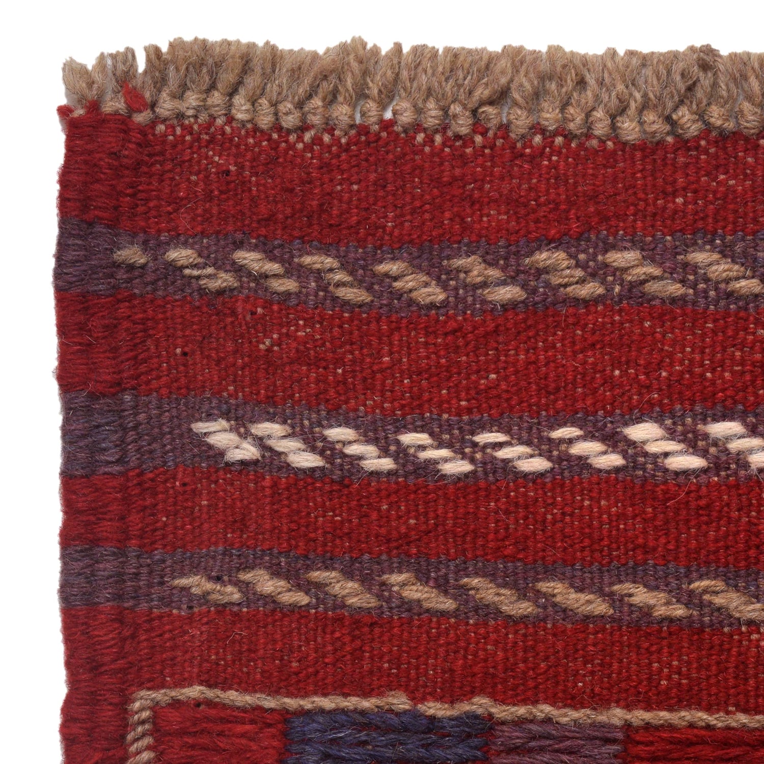 Red Mashwani Short Runner 2' 0" x 7' 3" (ft) - No. G30978