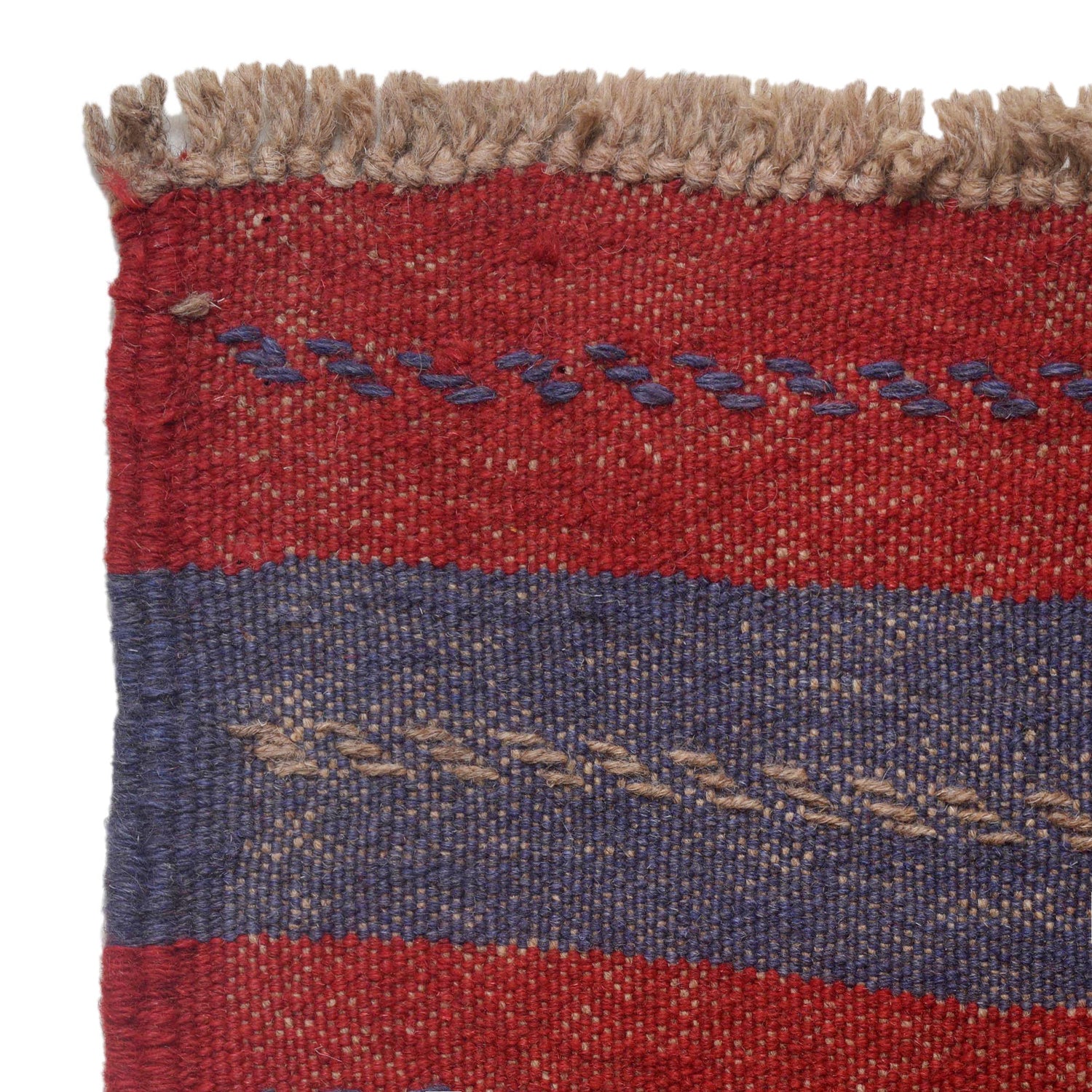 Red Mashwani Short Runner 1' 11" x 7' 9" (ft) - No. G30982