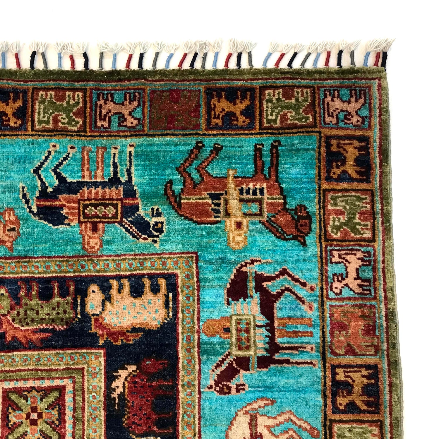 Oriental Shikargah Qaleen 4' 0" x 6' 0" (ft) - No. G31159