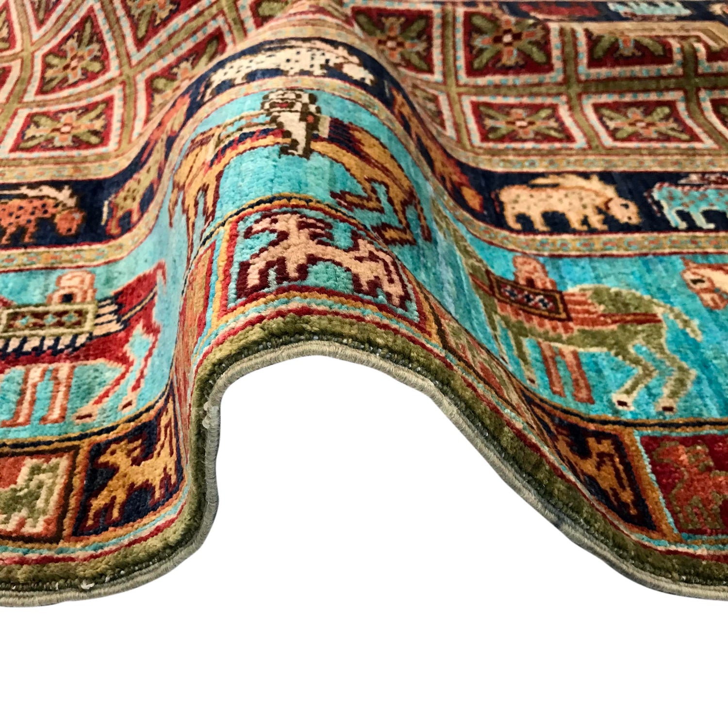 Oriental Shikargah Qaleen 4' 0" x 6' 0" (ft) - No. G31159