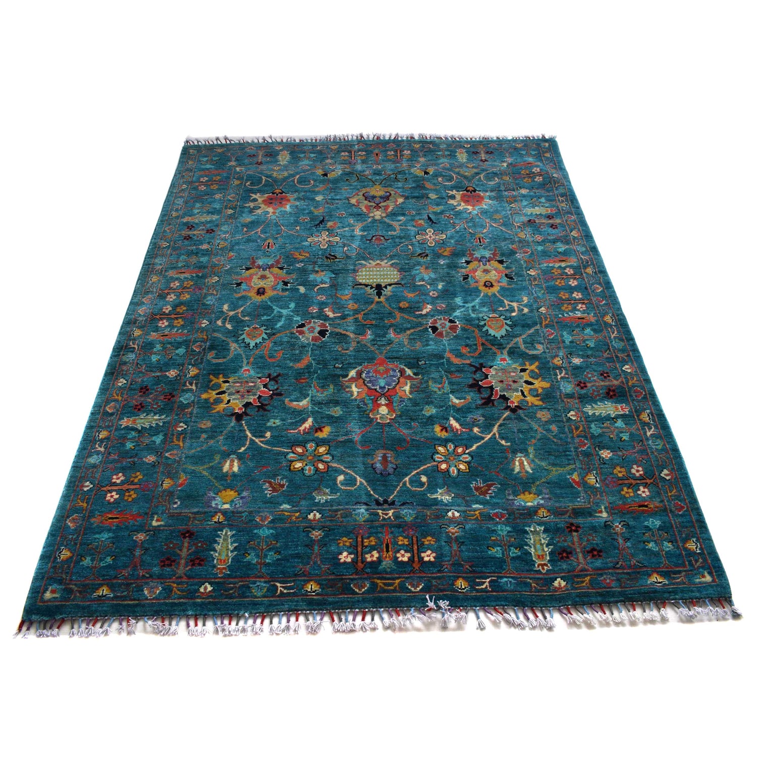 Contemporary Style Sultani Qaleen 4' 10" x 6' 6" (ft) - No. G31197