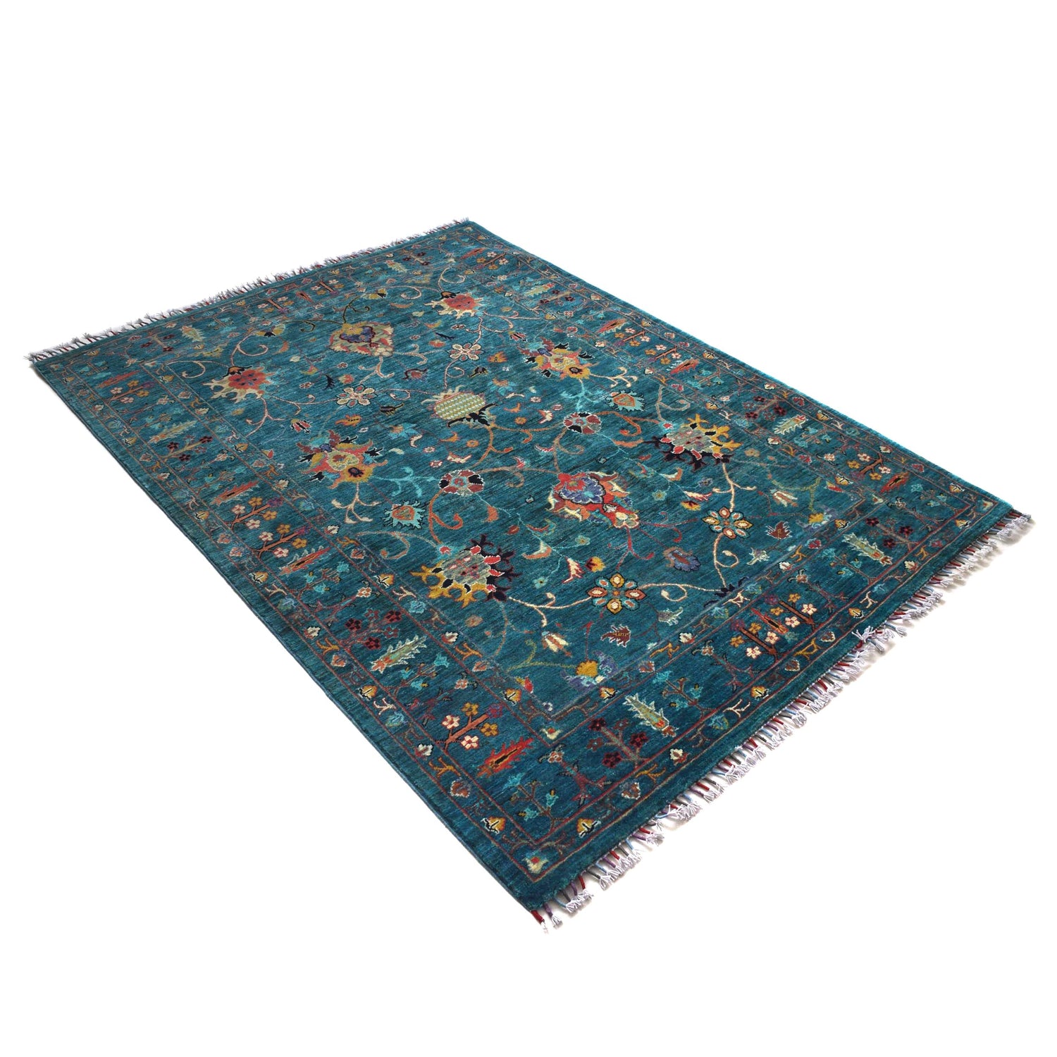 Contemporary Style Sultani Qaleen 4' 10" x 6' 6" (ft) - No. G31197