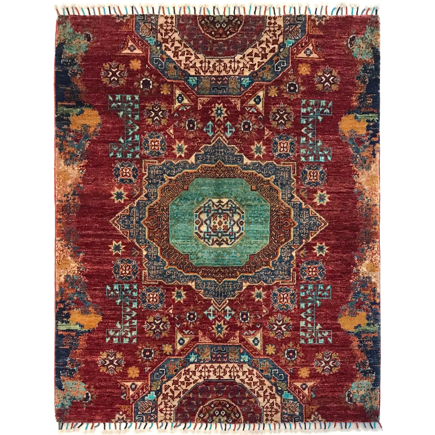 Artisan Made Mamluk Rug 3' 11" x 4' 8" (ft) - No. G31198
