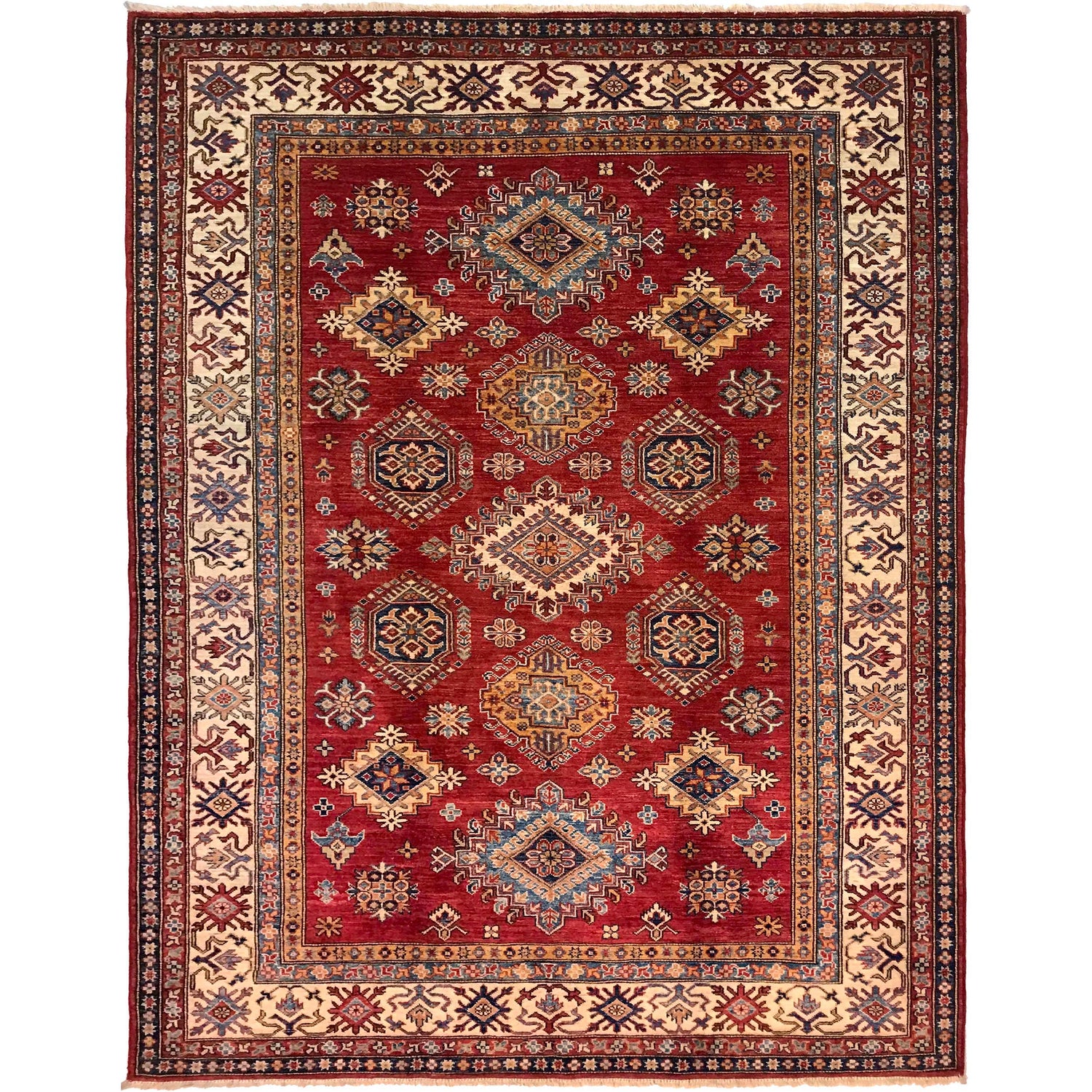 Fine Kazak Carpet 5' 9" x 8' 0" (ft) - No. G31203