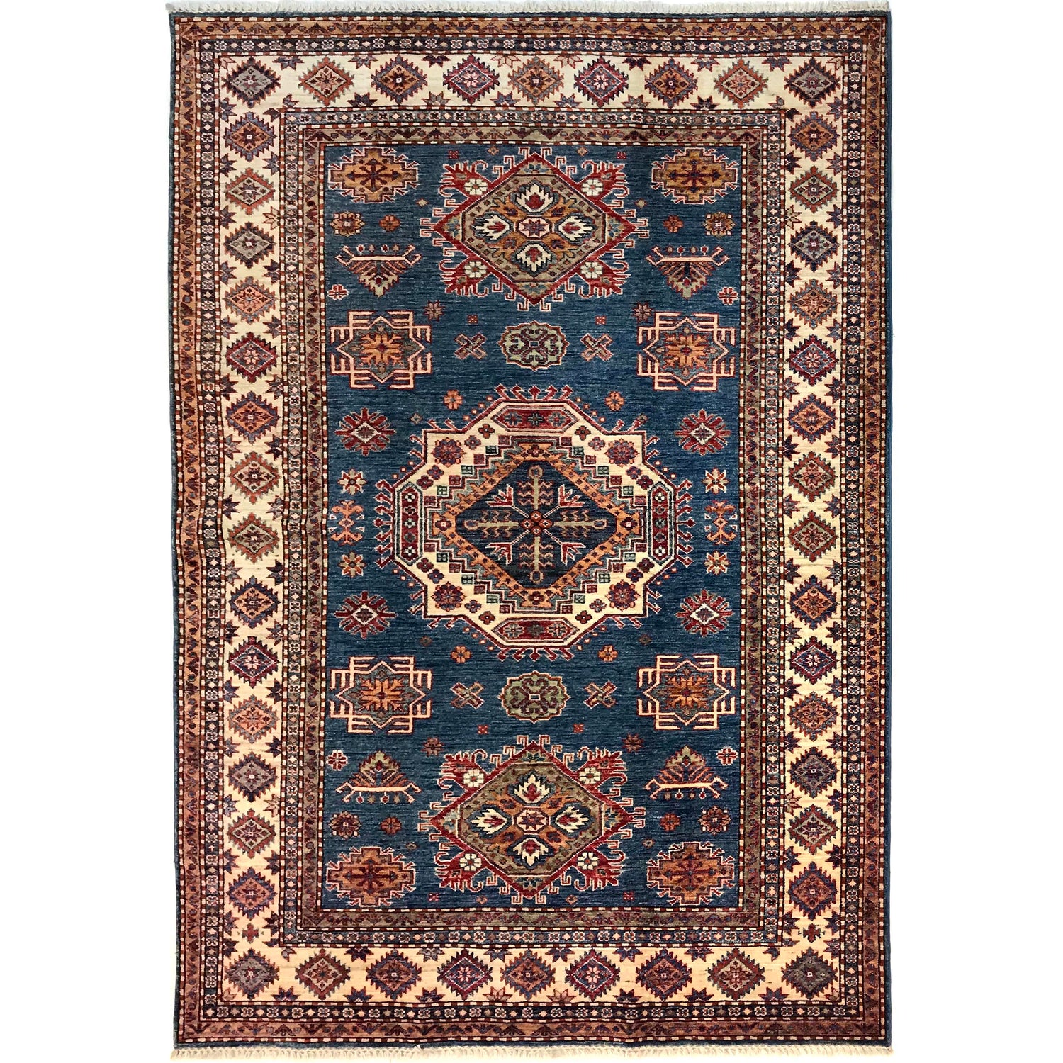 High-Quality Kazak Rug 5' 5" x 7' 9" (ft) - No. G31205