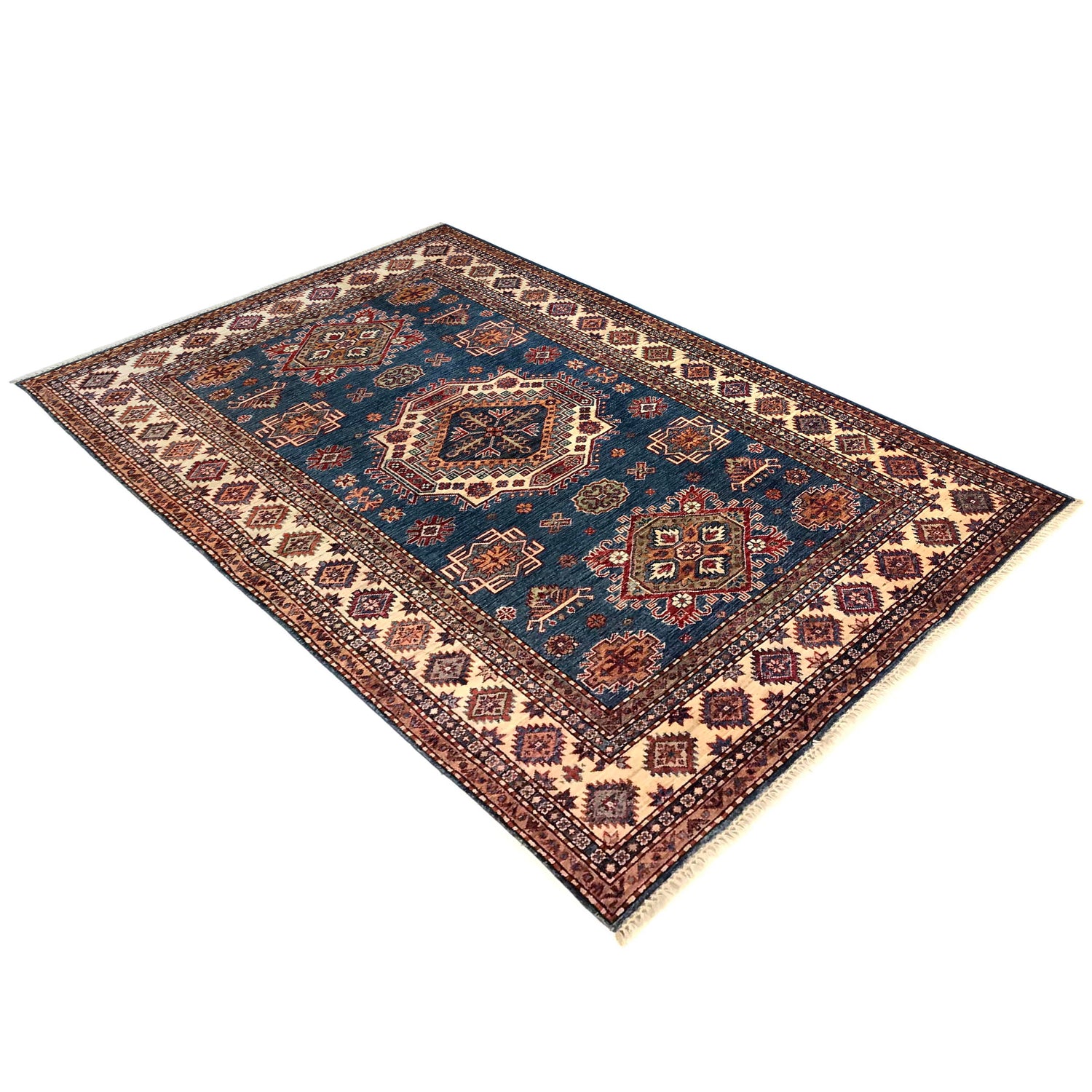 High-Quality Kazak Rug 5' 5" x 7' 9" (ft) - No. G31205