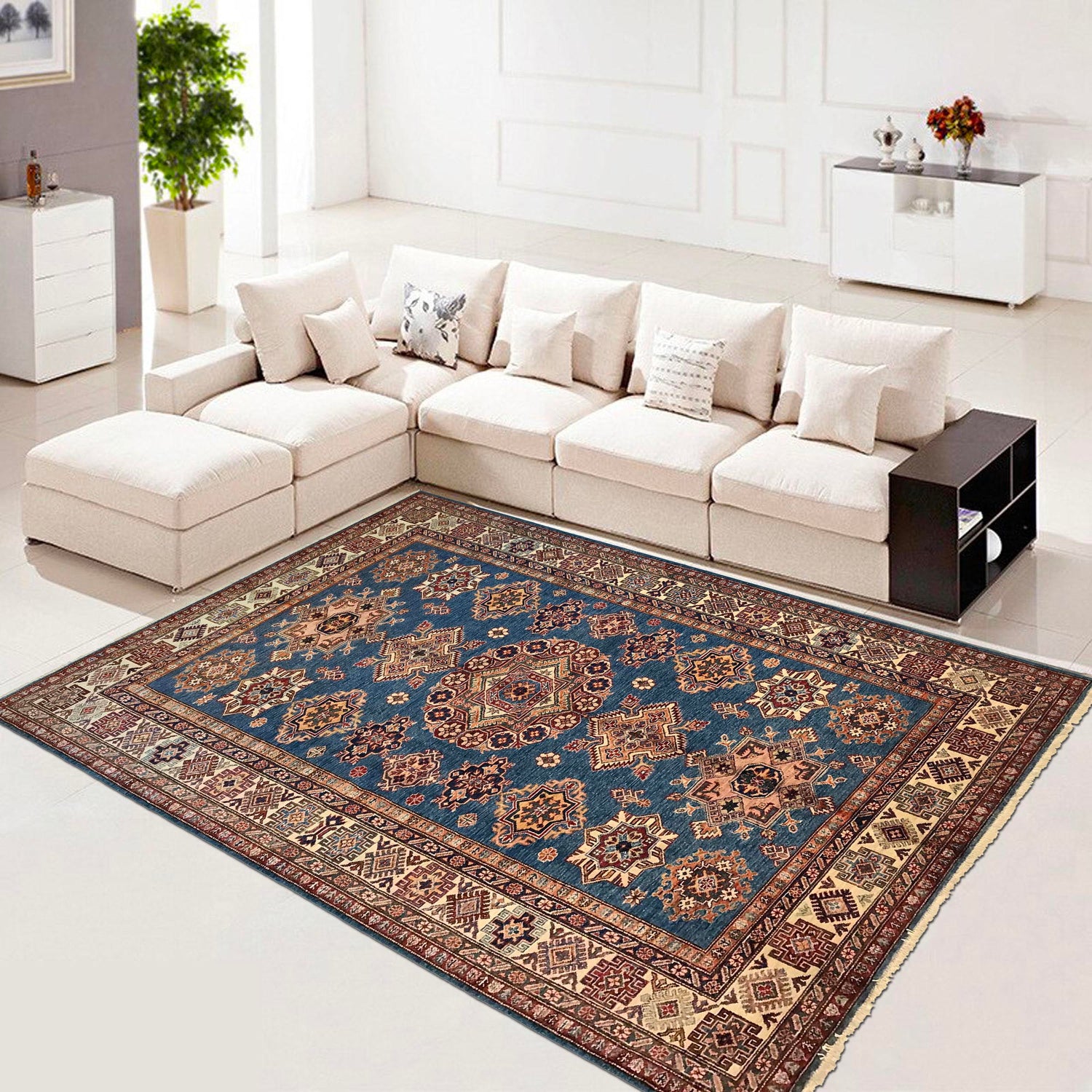 Supreme Kazak Carpet 6' 0" x 8' 8" (ft) - No. G31206