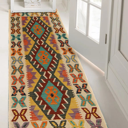 Vegetable Kilim Runner 2' 2" x 5' 9" (ft)- No. G31286