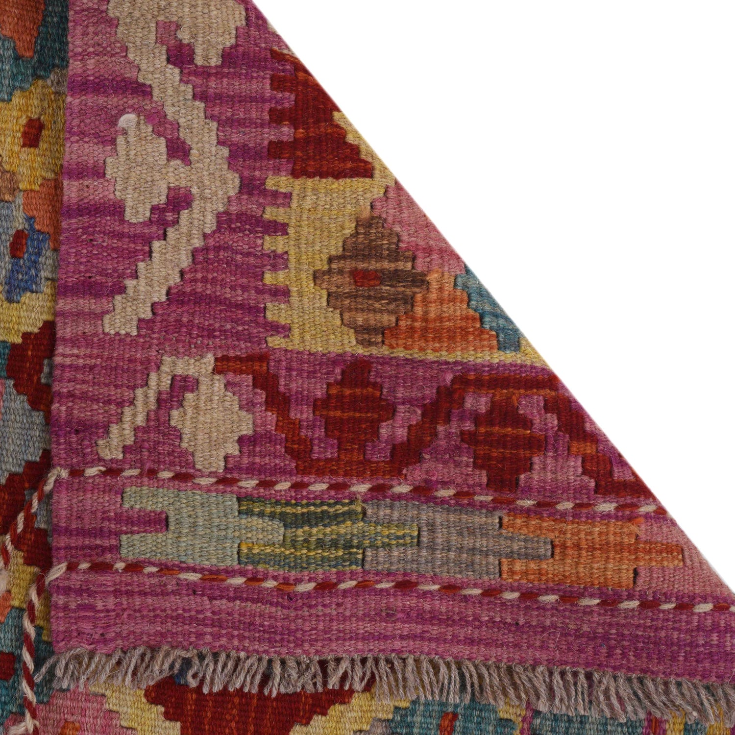 Vegetable Kilim Runner 2' 2" x 6' 6" (ft)- No. G31344