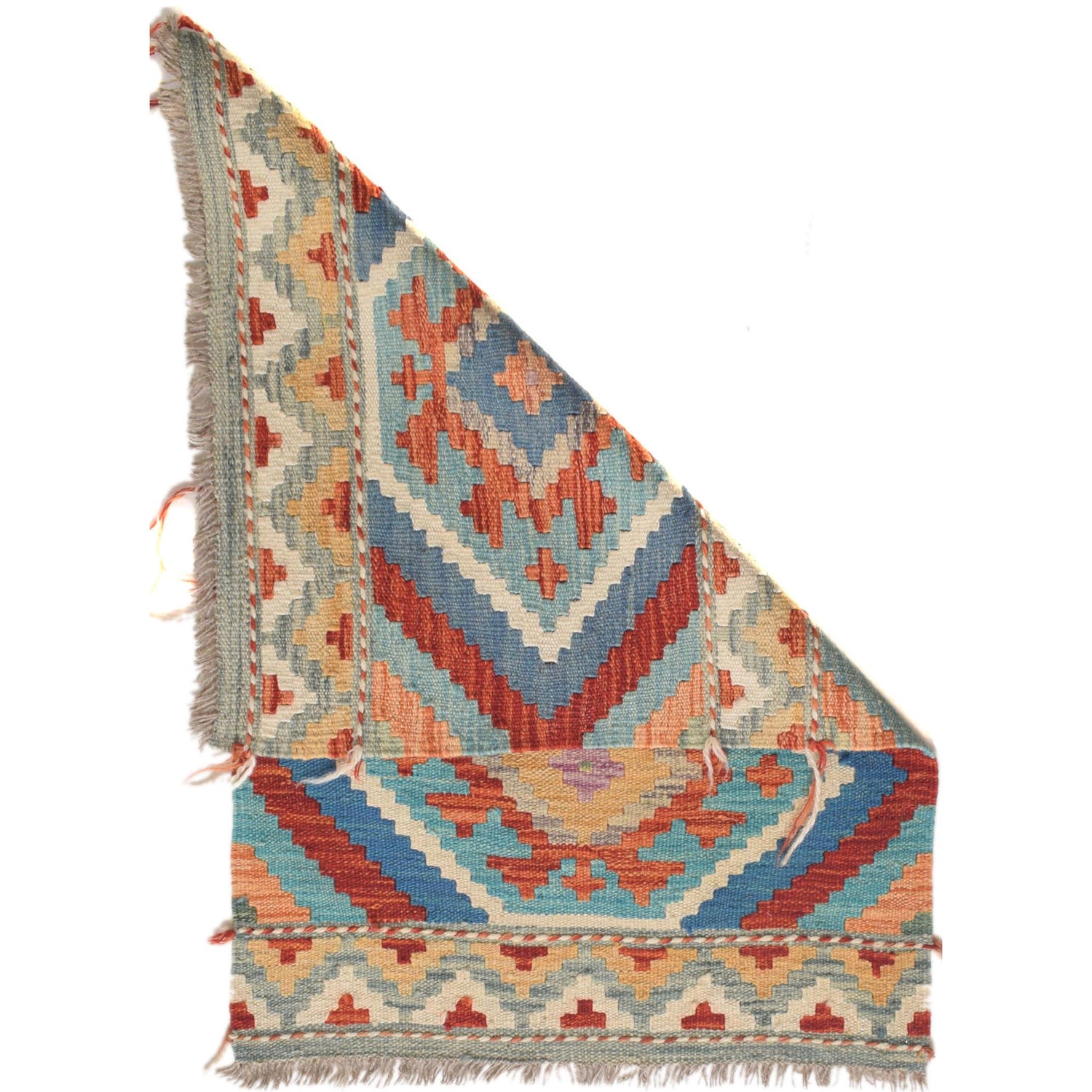 Handmade Vegetable Kelim 2' 0" x 2' 11" (ft) - No. G31408