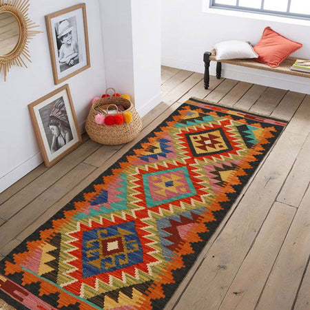 Vegetable Kilim Runner 1' 10" x 4' 7" (ft)- No. G31435