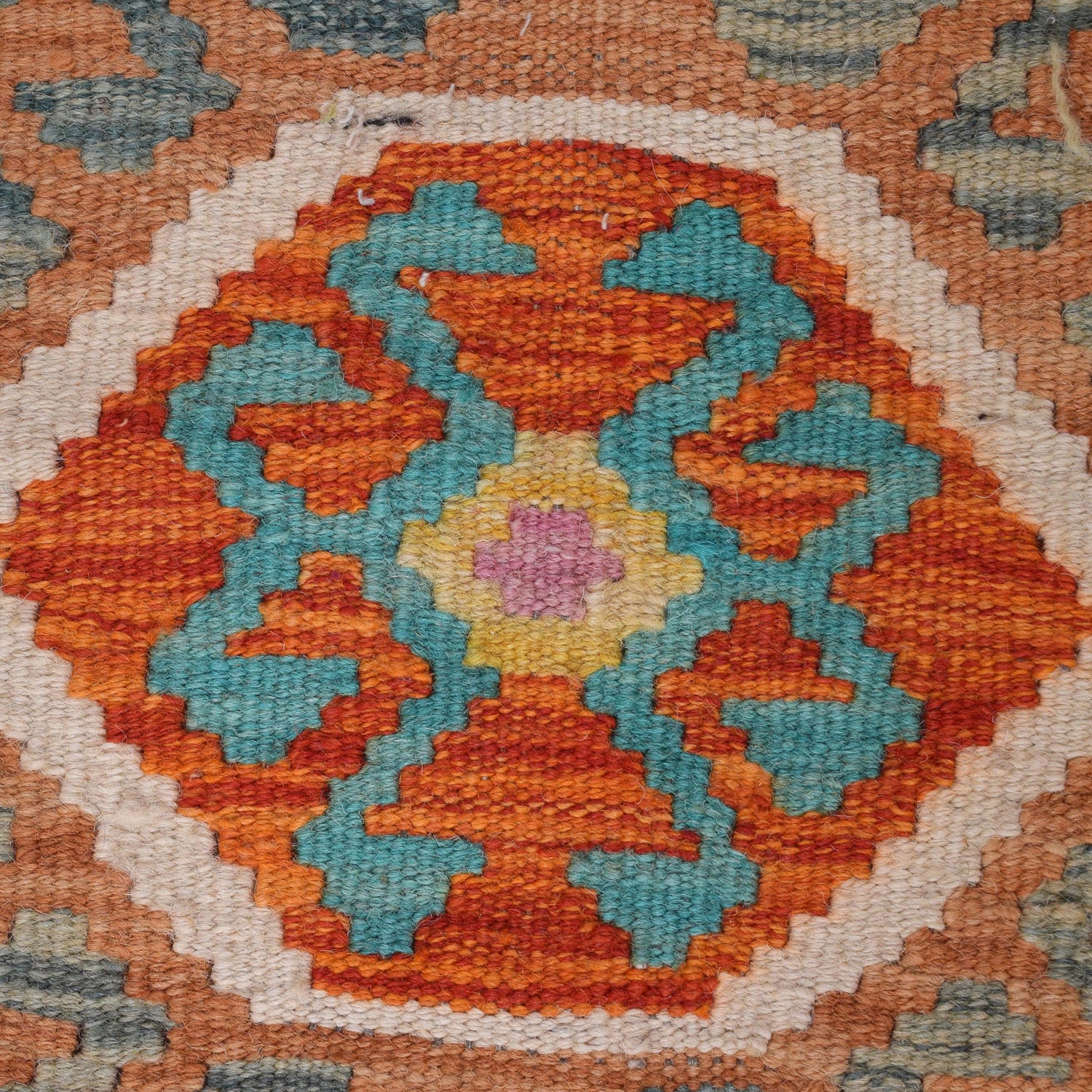 Vegetable Kilim Runner 1' 8" x 4' 5" (ft)- No. G31436