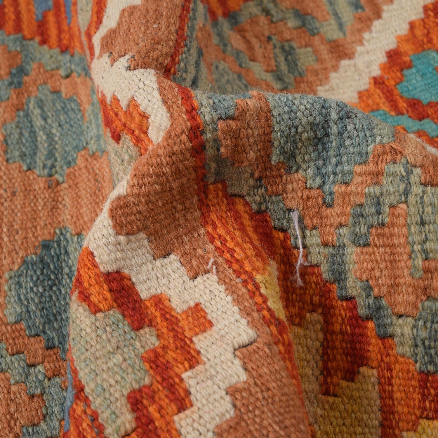 Vegetable Kilim Runner 1' 8" x 4' 5" (ft)- No. G31436