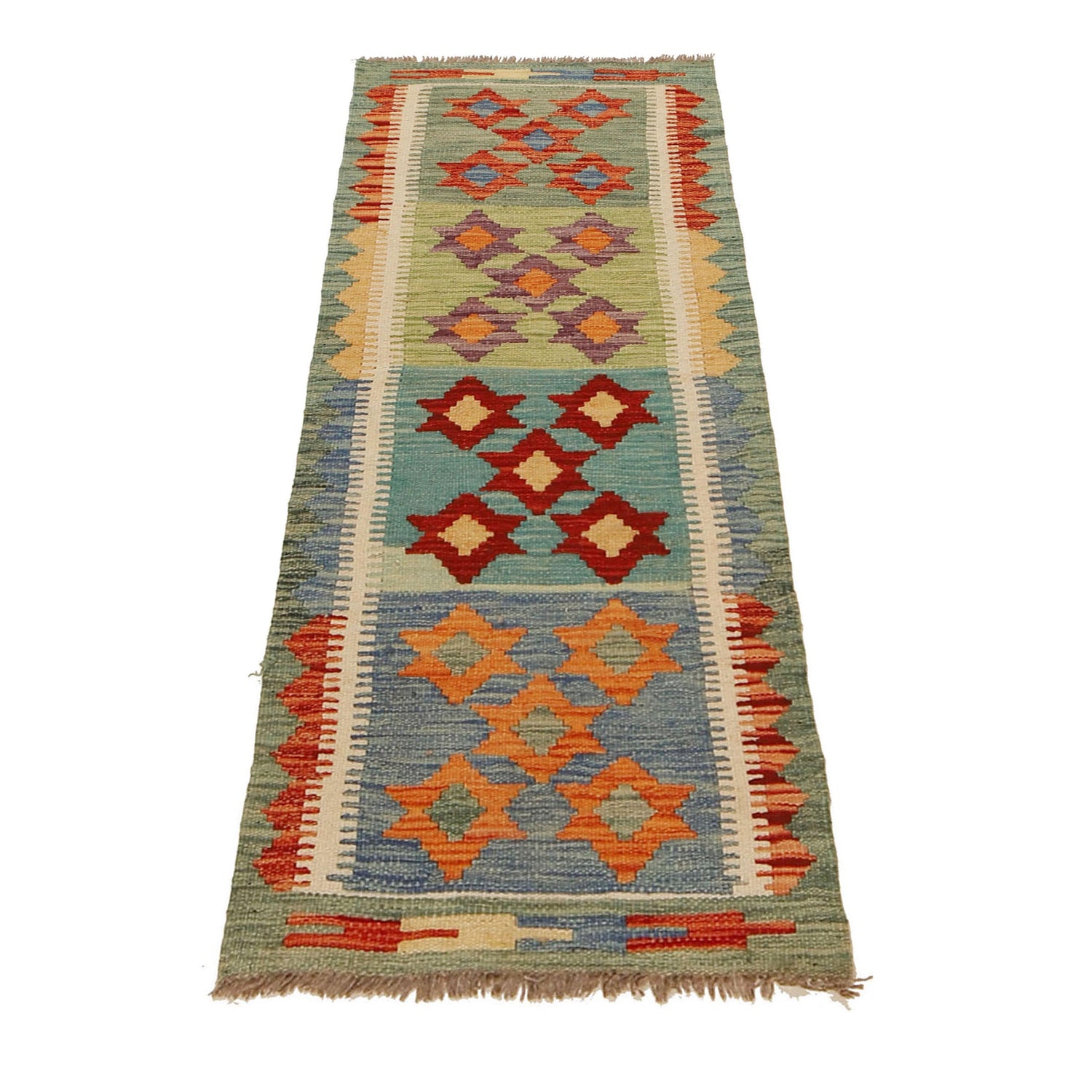 Vegetable Kilim Runner 1' 8" x 4' 8" (ft)- No. G31437