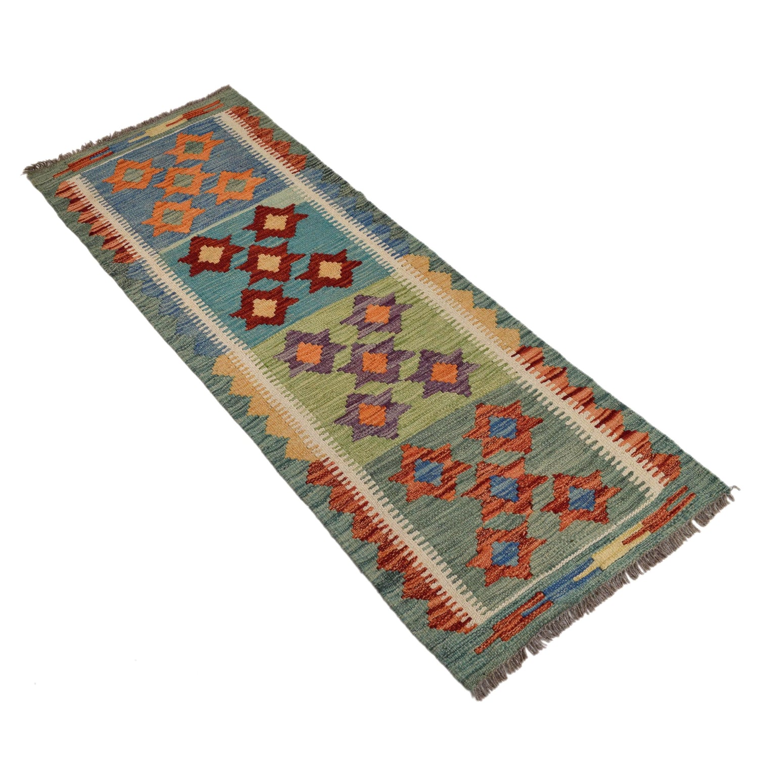 Vegetable Kilim Runner 1' 8" x 4' 8" (ft)- No. G31437