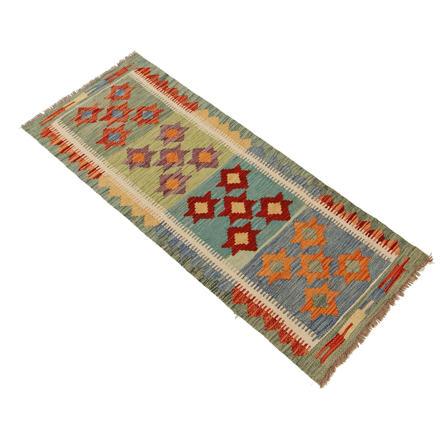 Vegetable Kilim Runner 1' 8" x 4' 8" (ft)- No. G31437