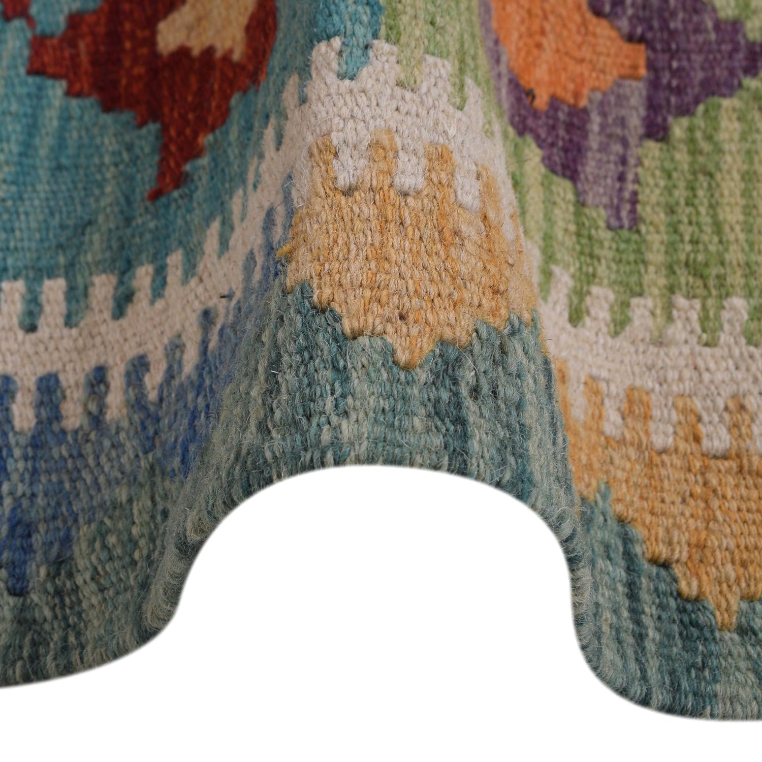 Vegetable Kilim Runner 1' 8" x 4' 8" (ft)- No. G31437