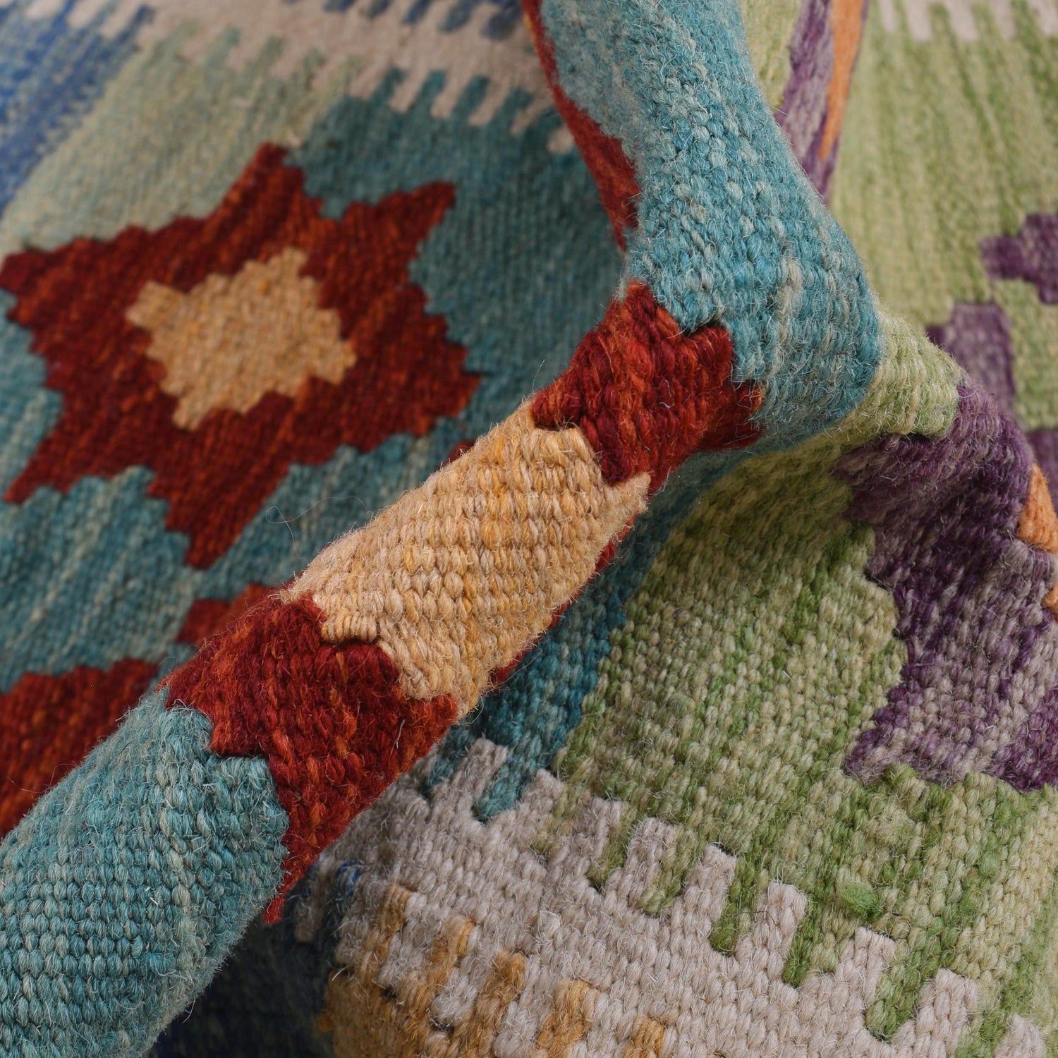 Vegetable Kilim Runner 1' 8" x 4' 8" (ft)- No. G31437