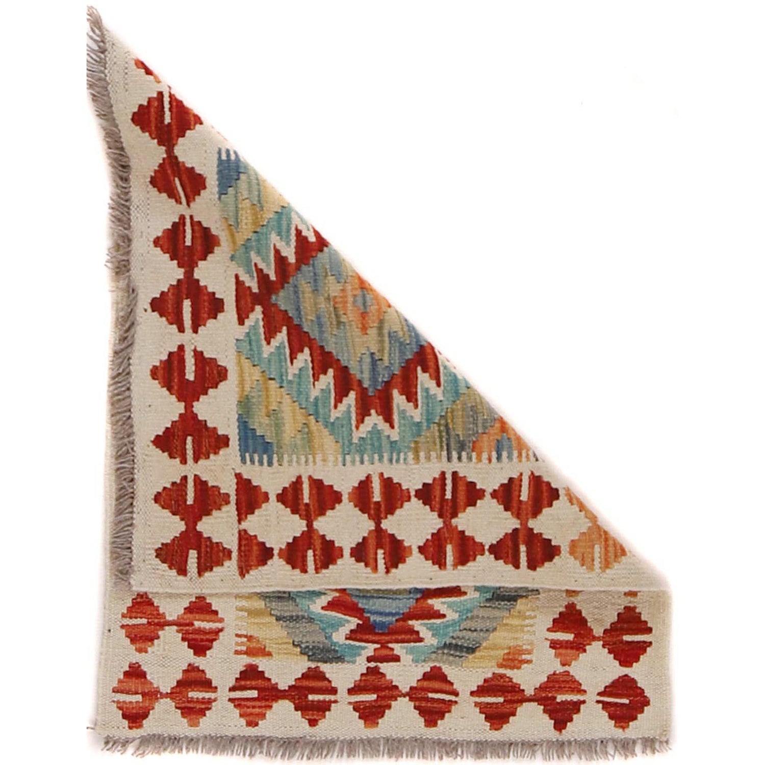 Handmade Vegetable Kilim 2' 0" x 2' 6" (ft) - No. G31547