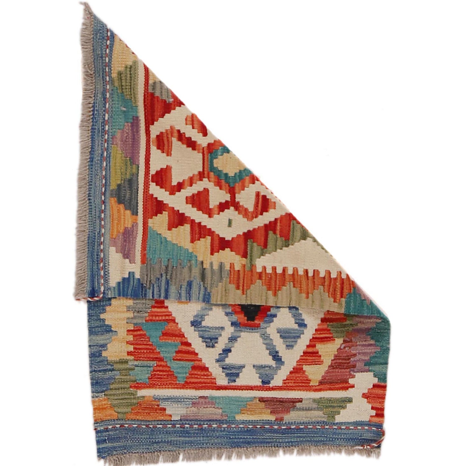 Handmade Vegetable Kilim 2' 0" x 2' 11" (ft) - No. G31559