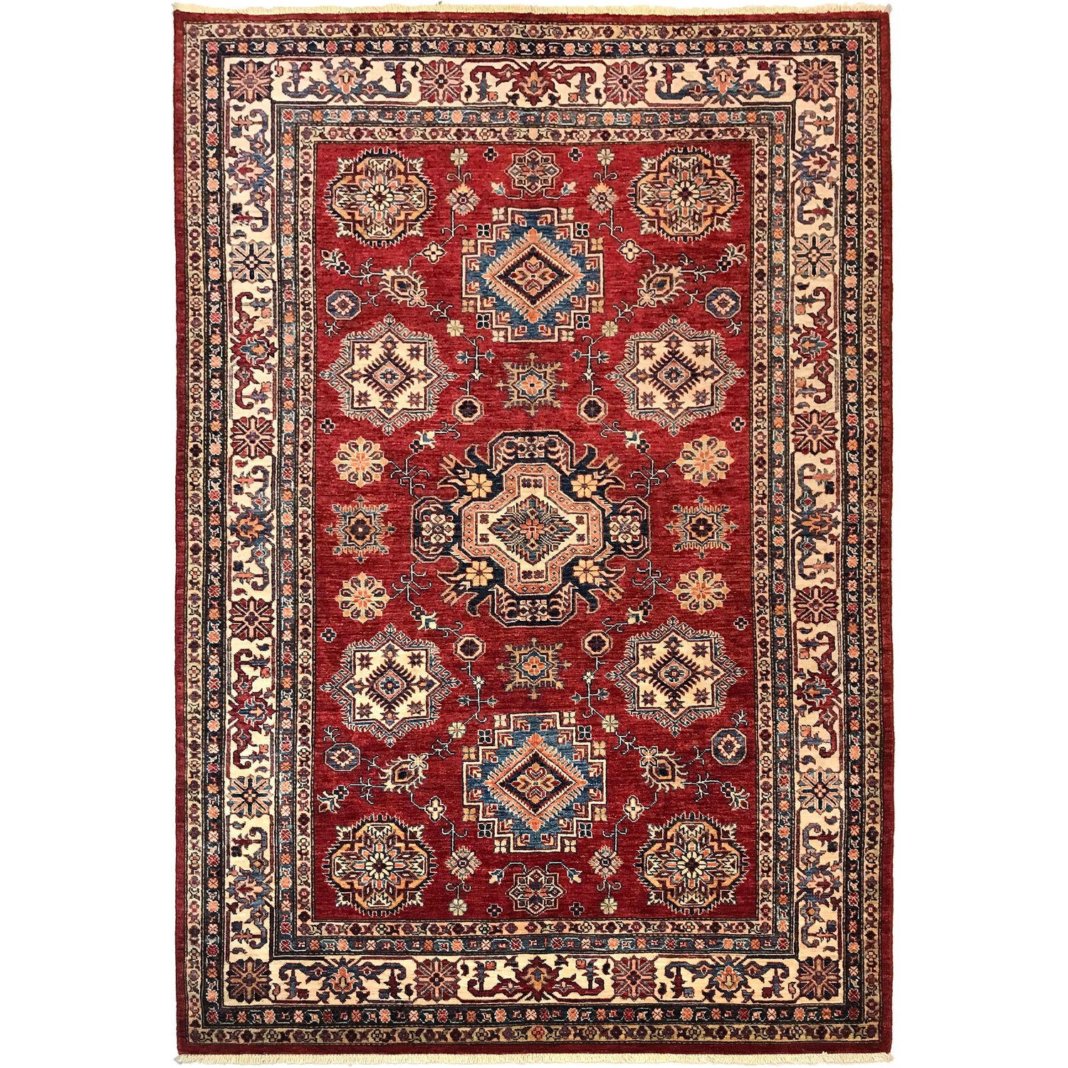 Premium Quality Kazak Rug 5' 10" x 8' 5" (ft) - No. G31688