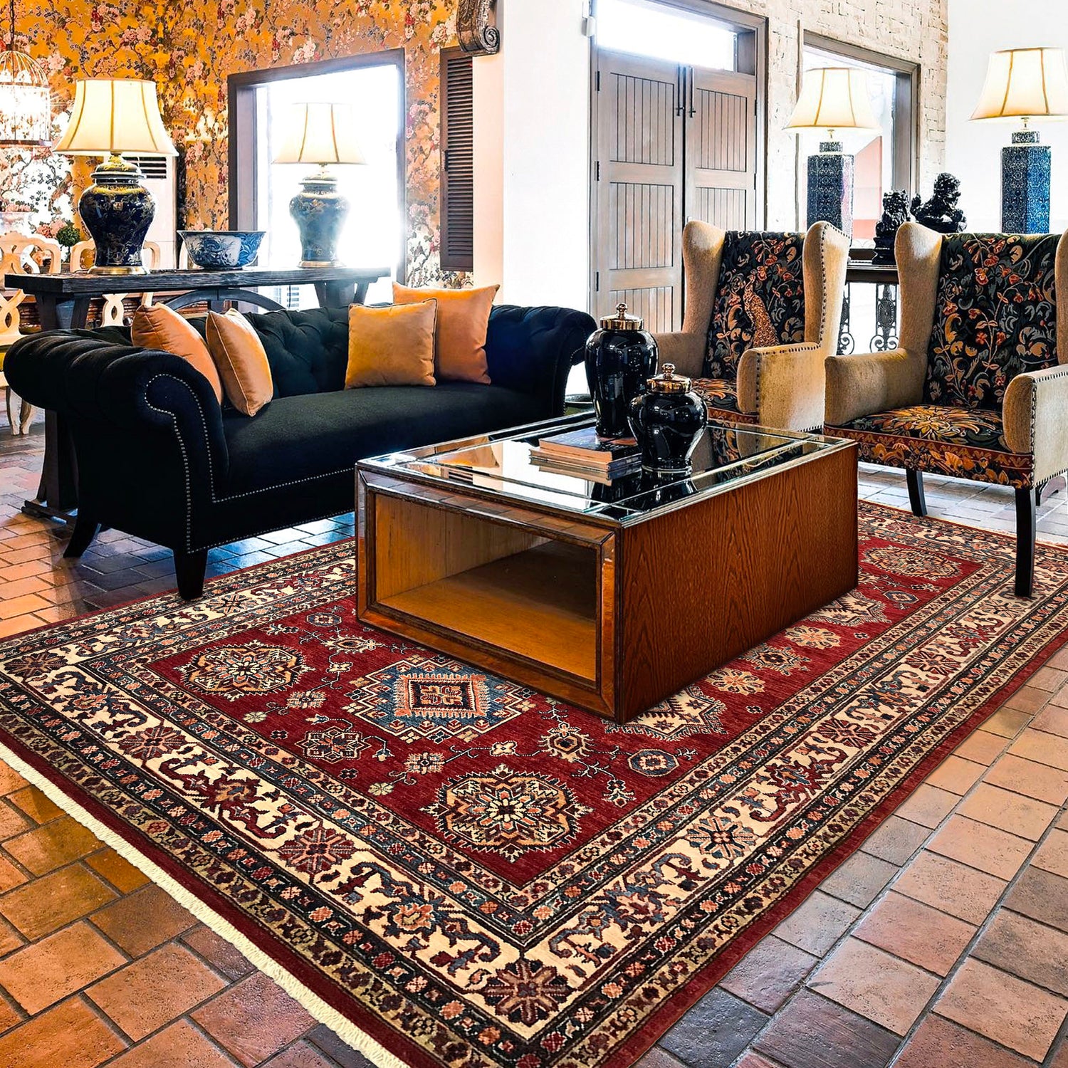 Premium Quality Kazak Rug 5' 10" x 8' 5" (ft) - No. G31688