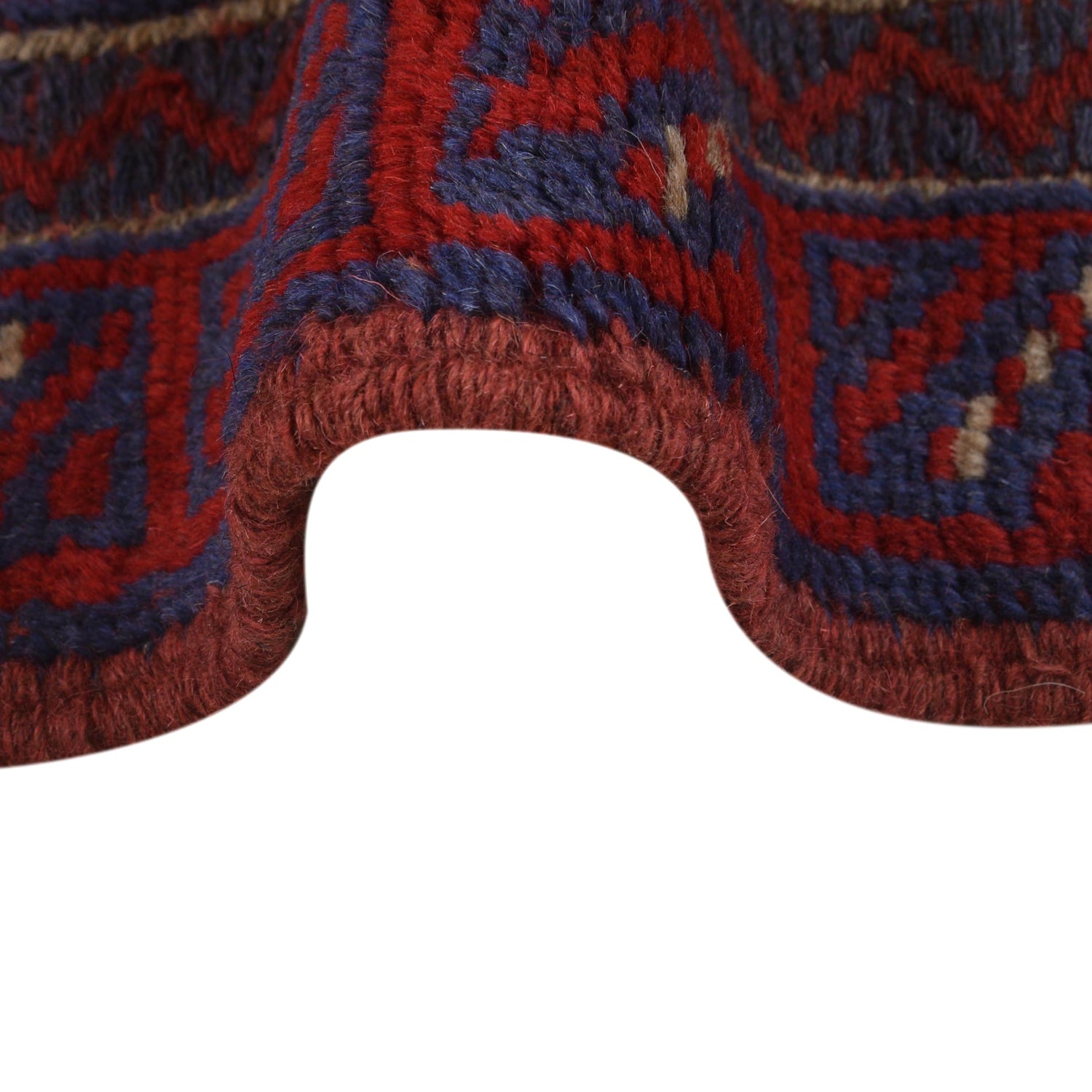 Red Color Mashwani Short Runner 2' 0" x 8' 2" (ft) - No. G31747