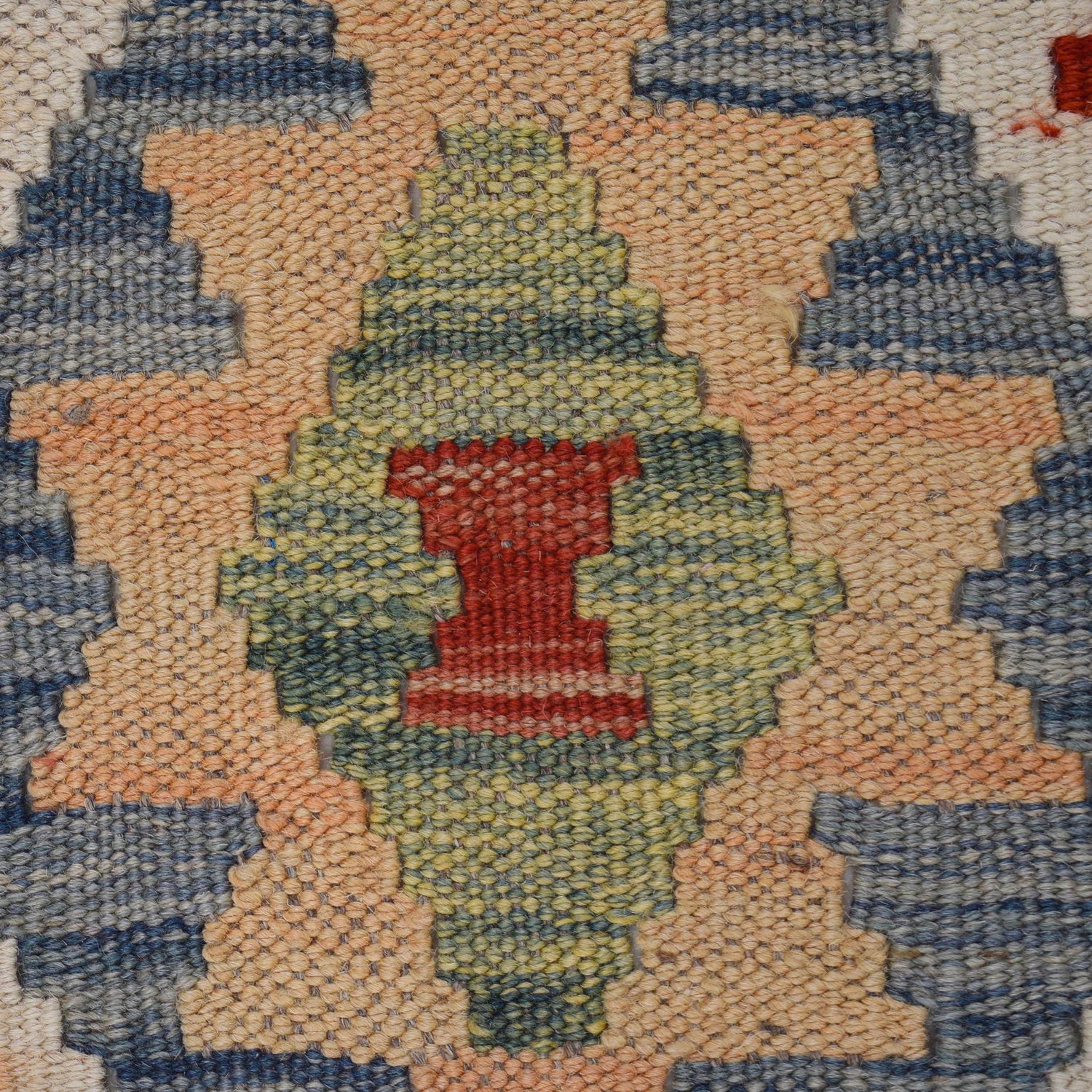 Handmade Vegetable Kelim 3' 6"  x 4' 11" (ft) - No. G31764