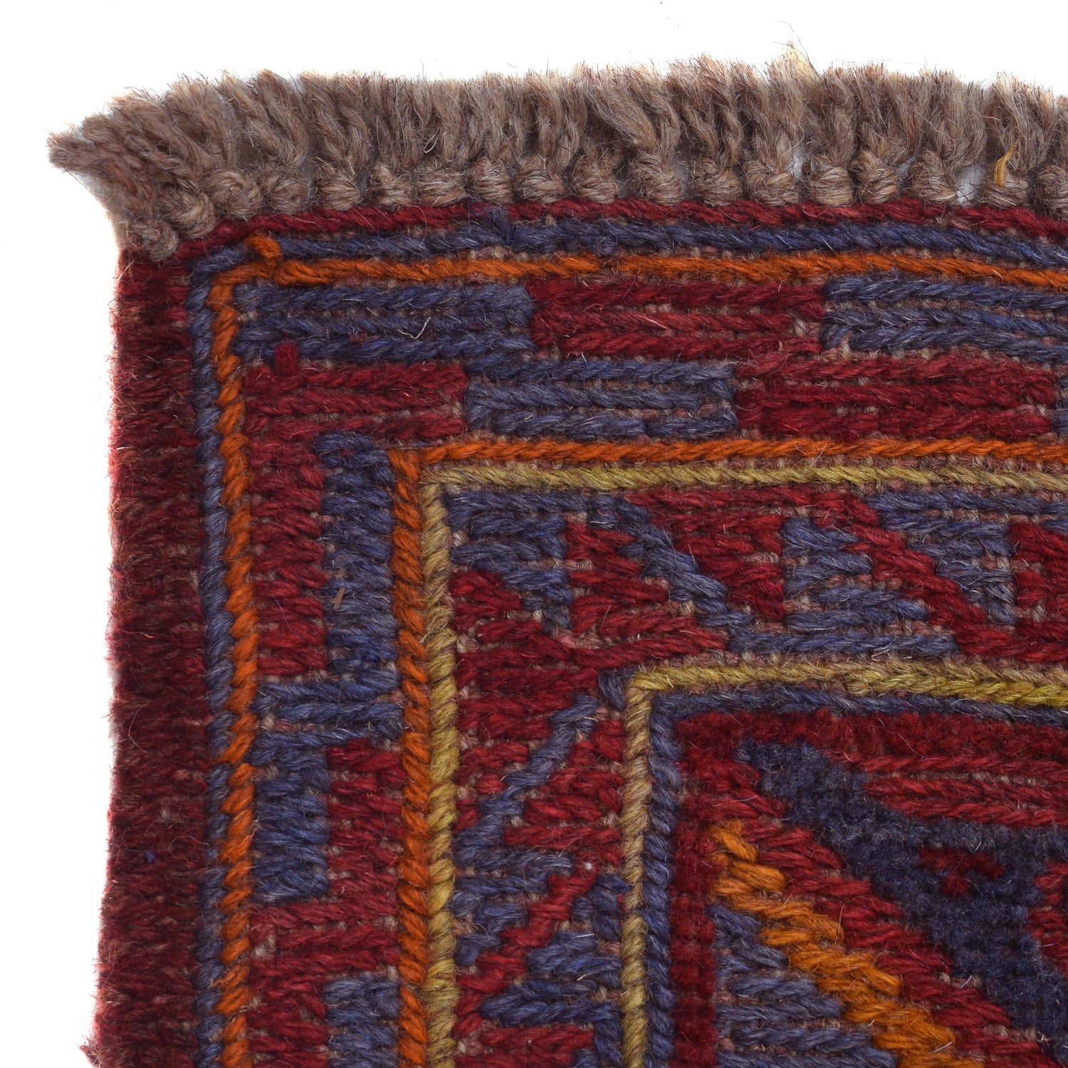 Red Mashwani Rug 6' 10" x 9' 3" (ft) - No. G31793