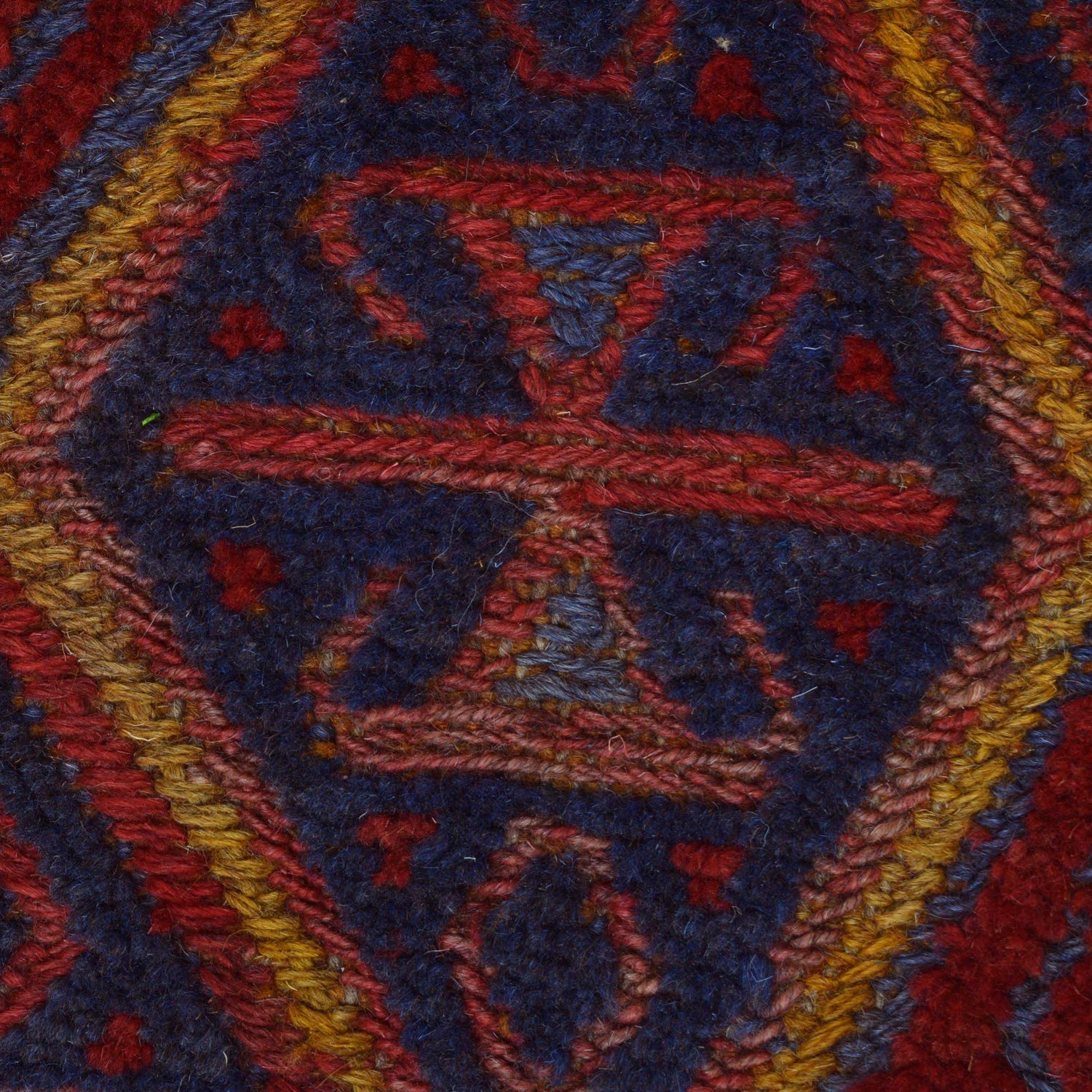 Red Mashwani Rug 6' 10" x 9' 3" (ft) - No. G31793